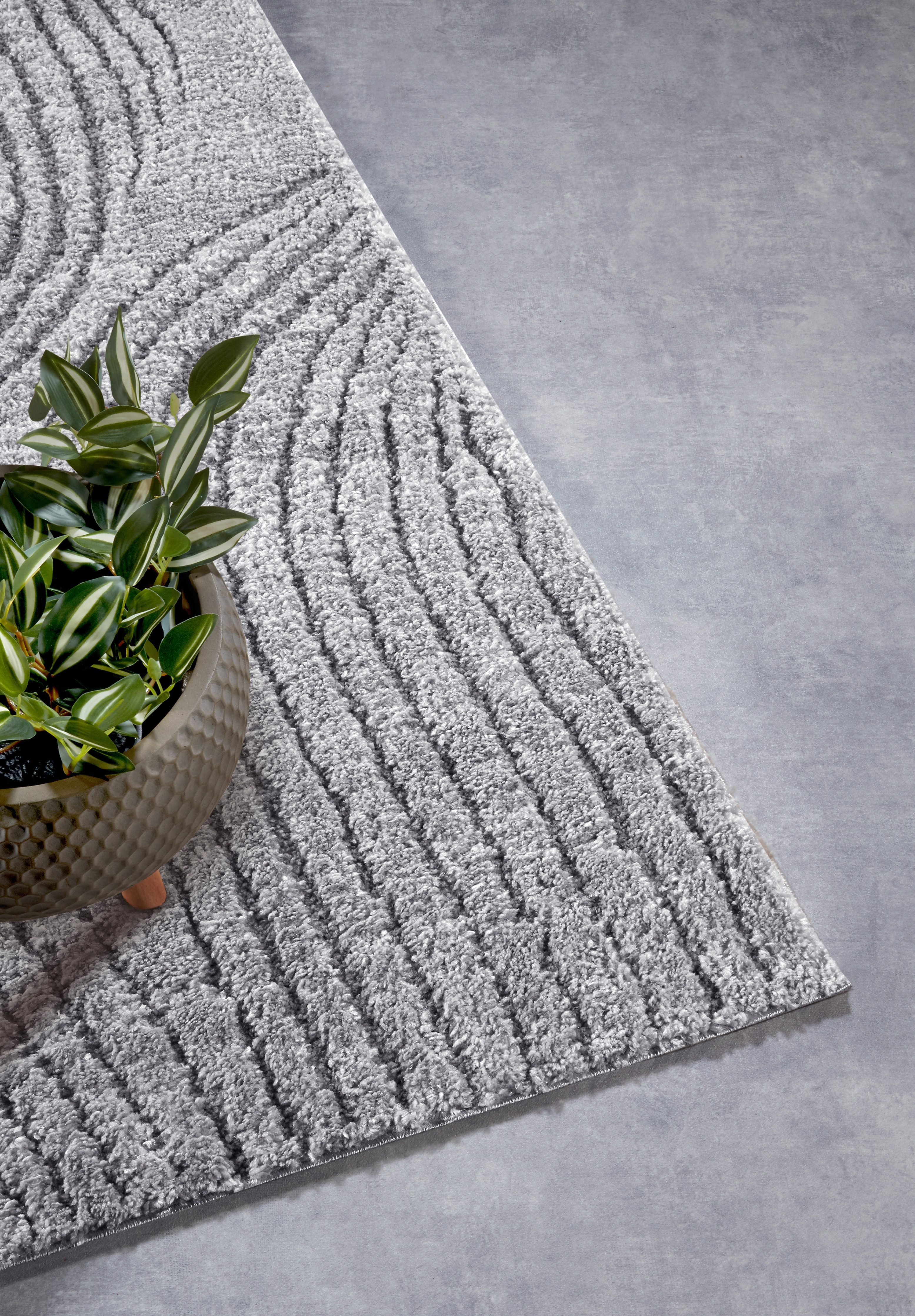 ELLE DECORATION Design-vloerkleed Pigment Hoogpolig, shaggy, loper, zacht, langpolig, modern, hoog-laag effect