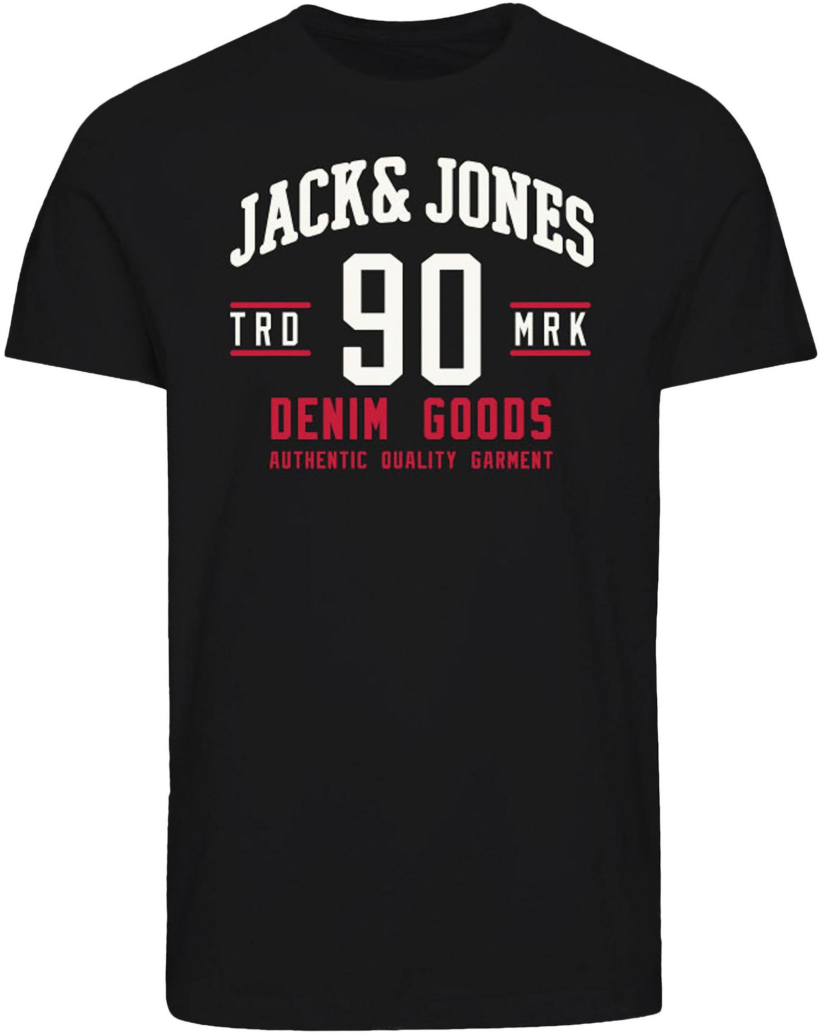 Jack & Jones Shirt met ronde hals JJETHAN TEE SS CREW NECK 3PK MP NOOS (3-delig, Set van 3)