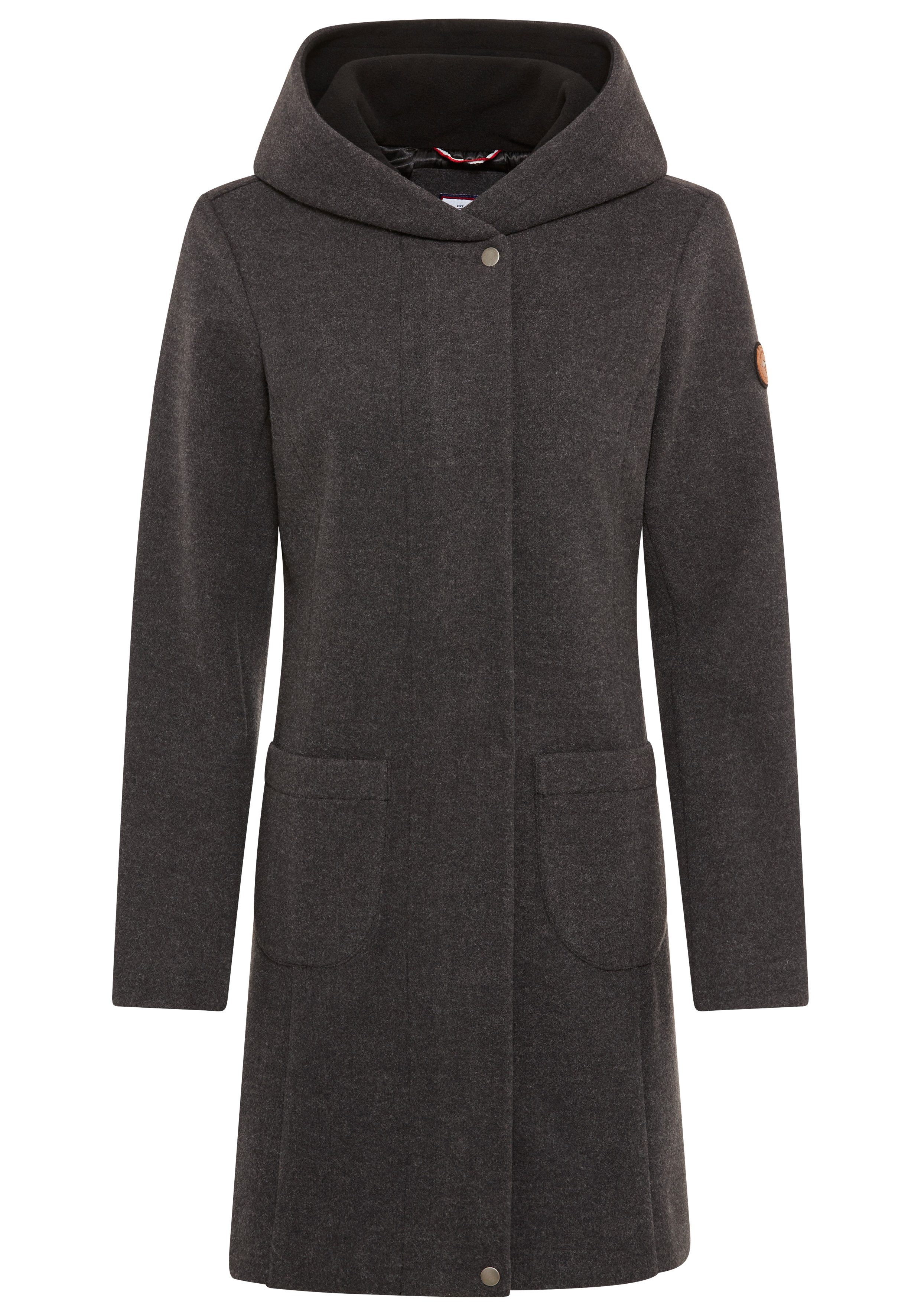 KangaROOS Korte jas met grote capuchon en fleece gevoerd