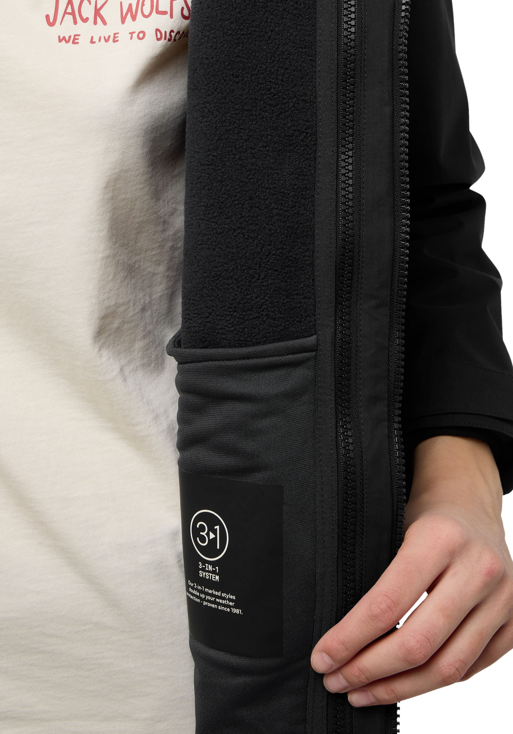 Jack Wolfskin Functionele 3-in-1-parka BAYLIGHT Winterjack