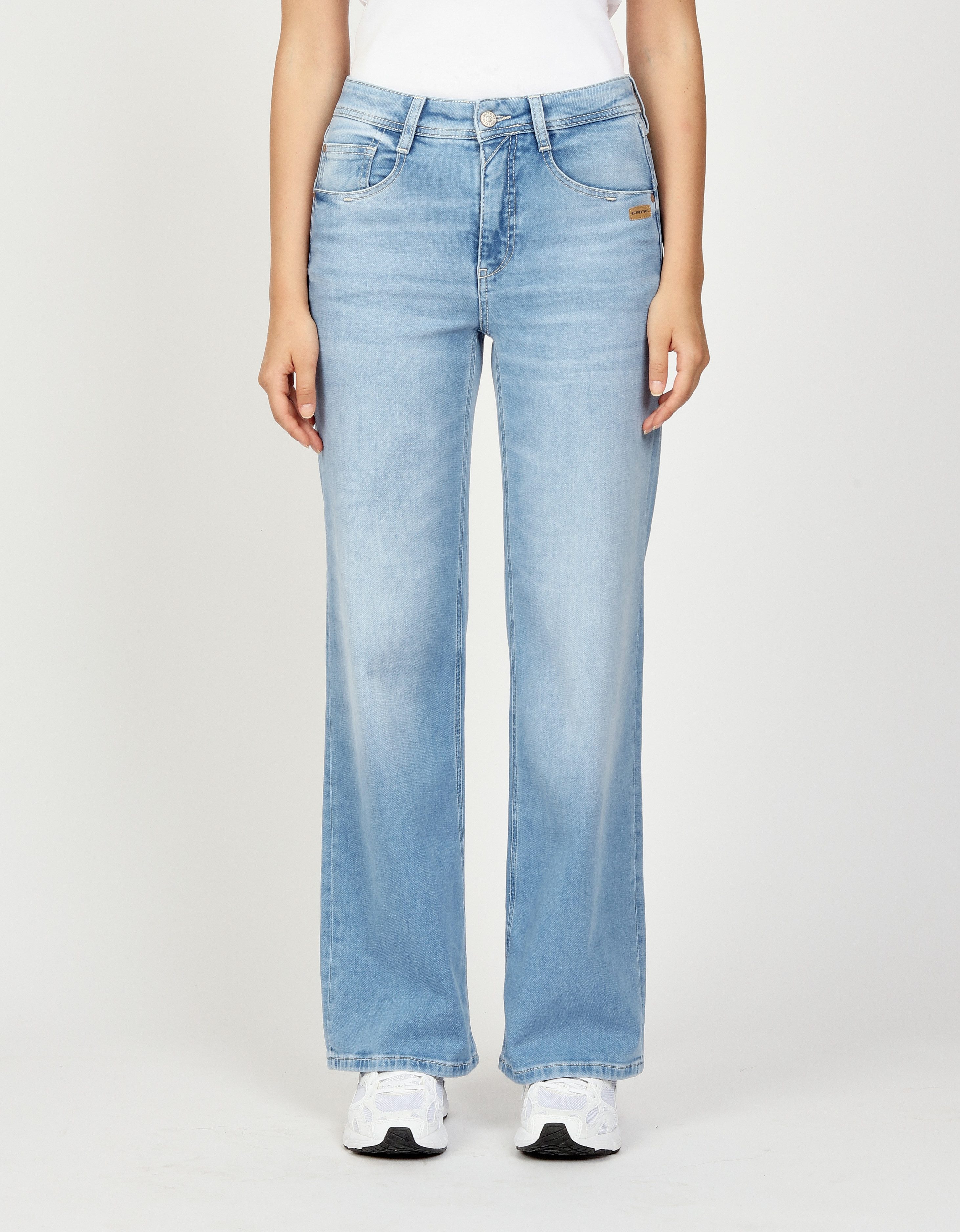 GANG Wijde jeans 94AMELIE WIDE dames wide leg jeans maat 28 blauw