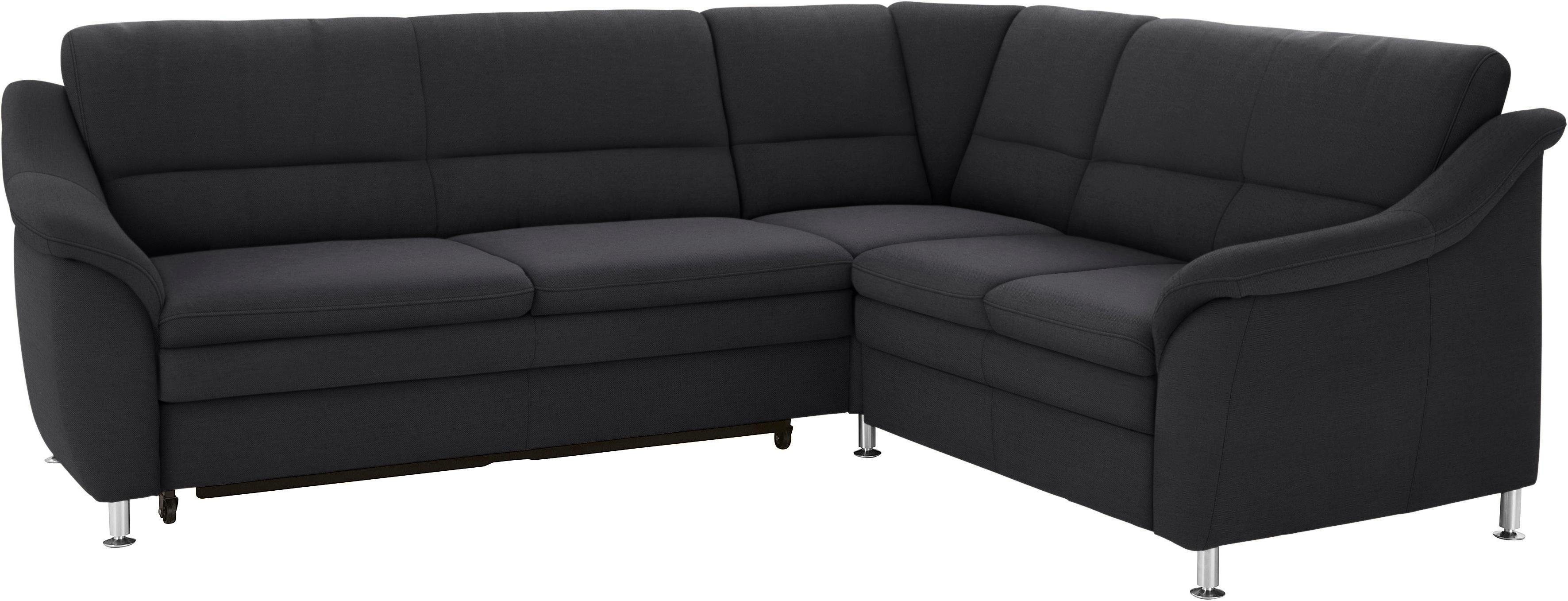 sit&more Hoekbank Cardoso L-vorm met binnenvering, naar keuze met slaapfunctie en lade