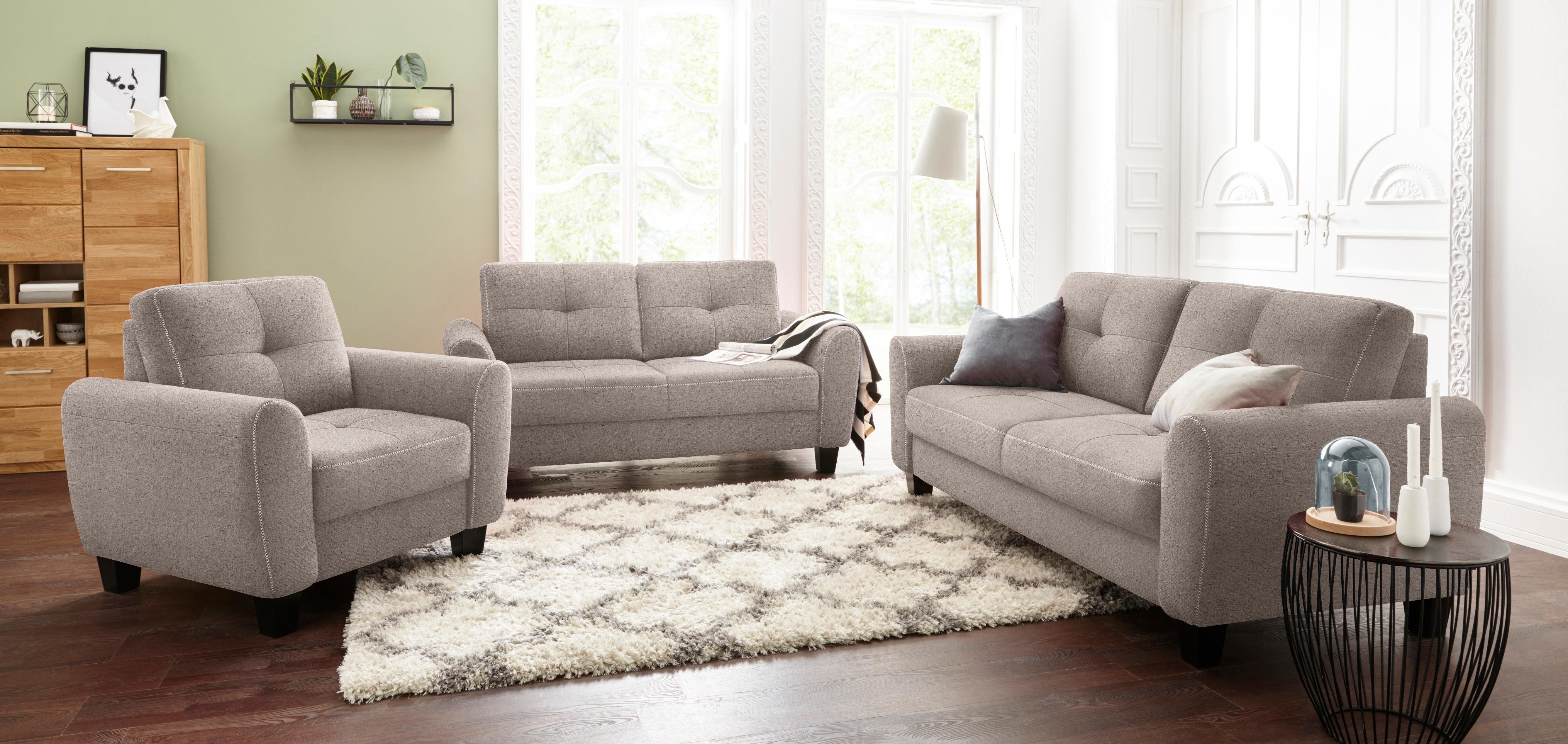 sit&more 2-zitsbank Varese inclusief binnenvering