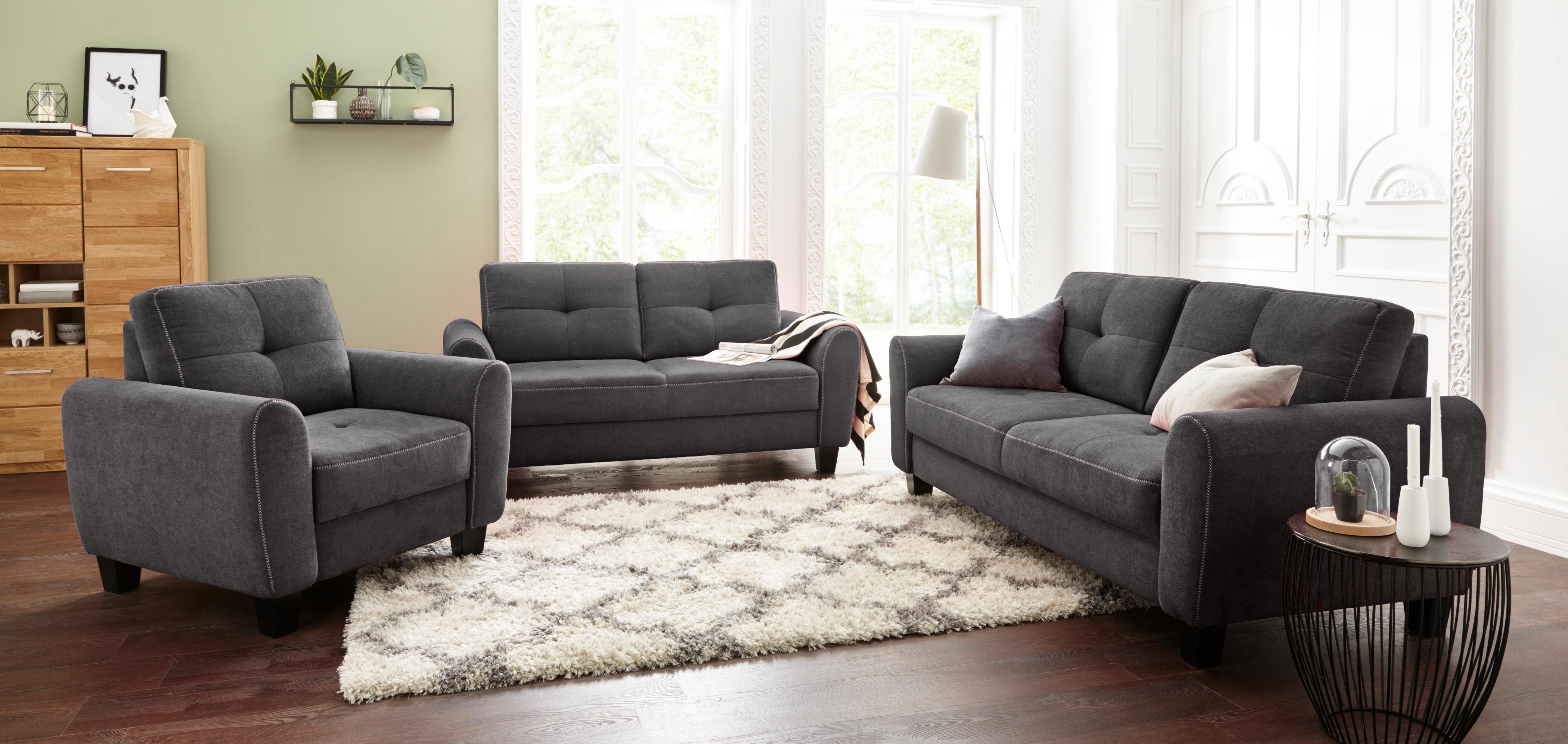 sit&more 2-zitsbank Varese inclusief binnenvering