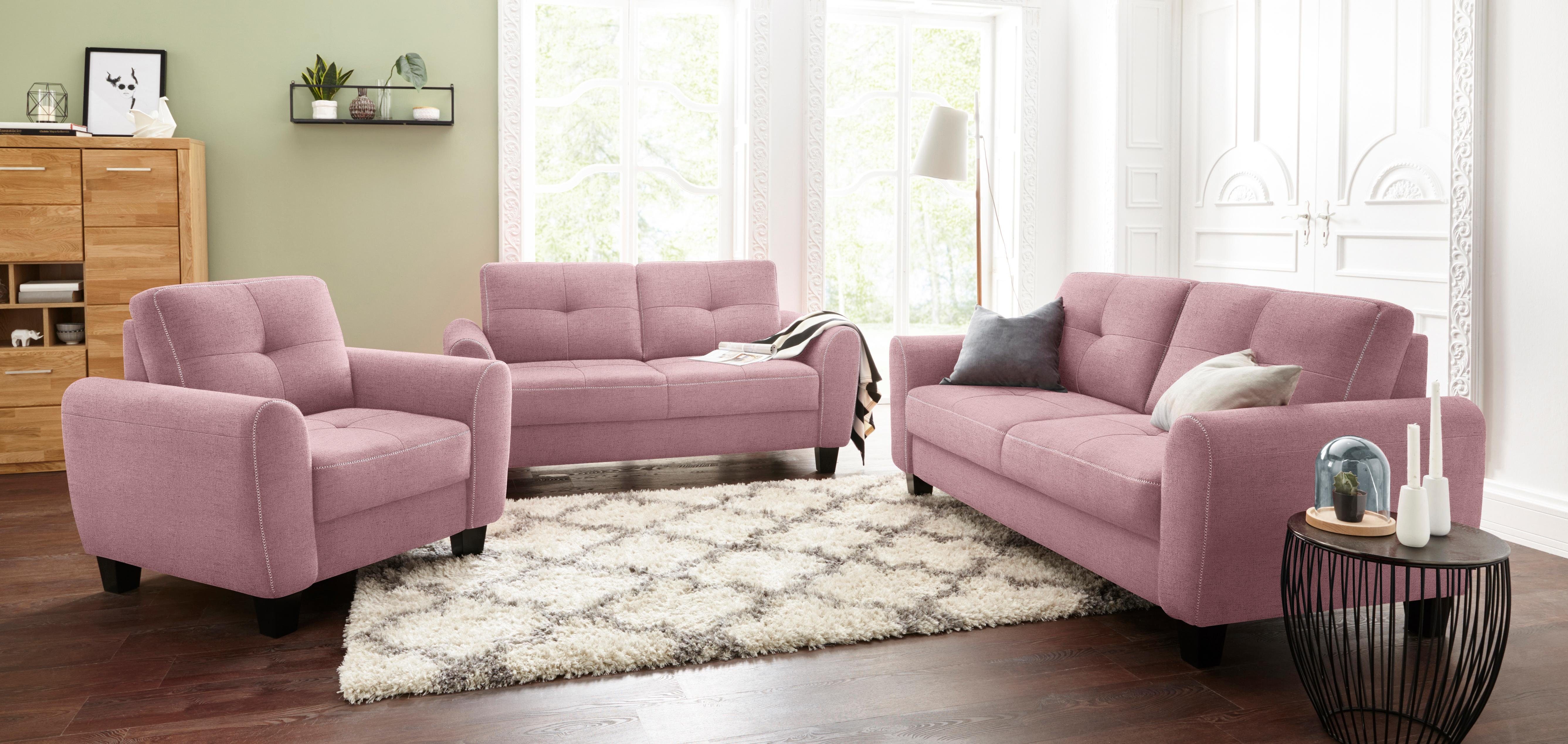 sit&more 2-zitsbank Varese inclusief binnenvering