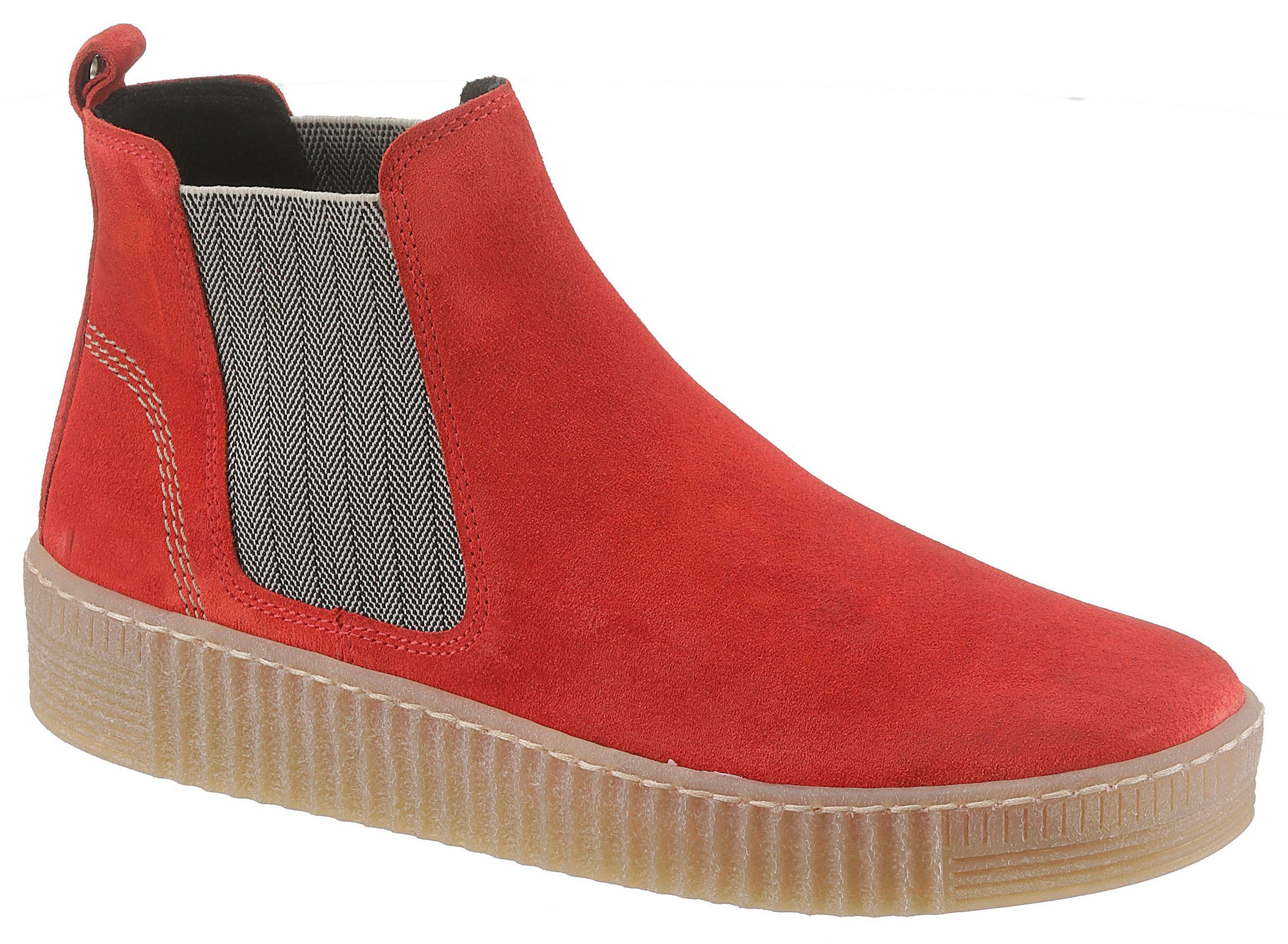 NU 20% KORTING: Gabor Chelsea-boots met stijlvol sierstiksel