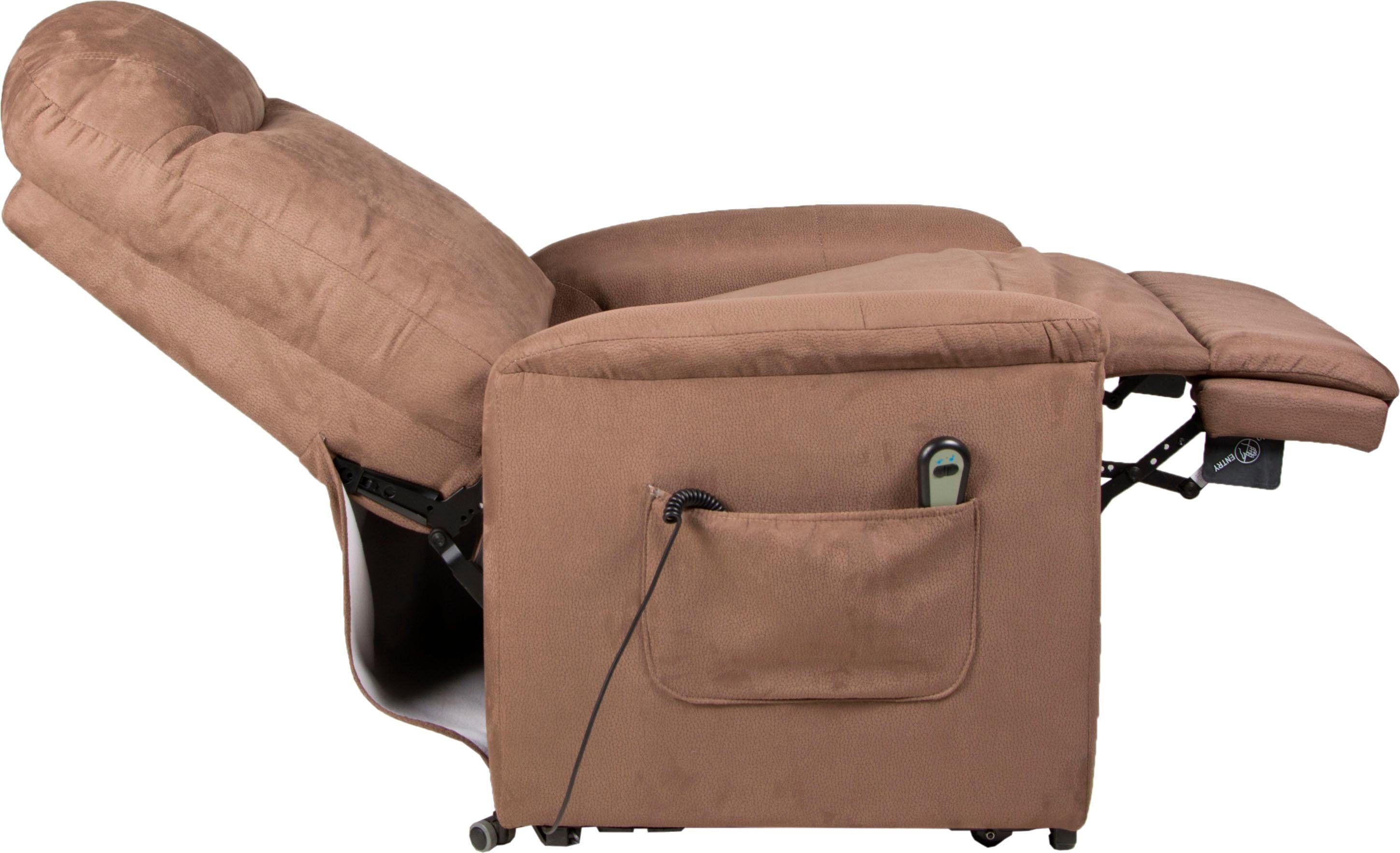 Duo Collection Relaxfauteuil Pylos met elektrische opsta-hulp Relaxfunctie en pocketveren binnenvering met stalen nosagvering (set)