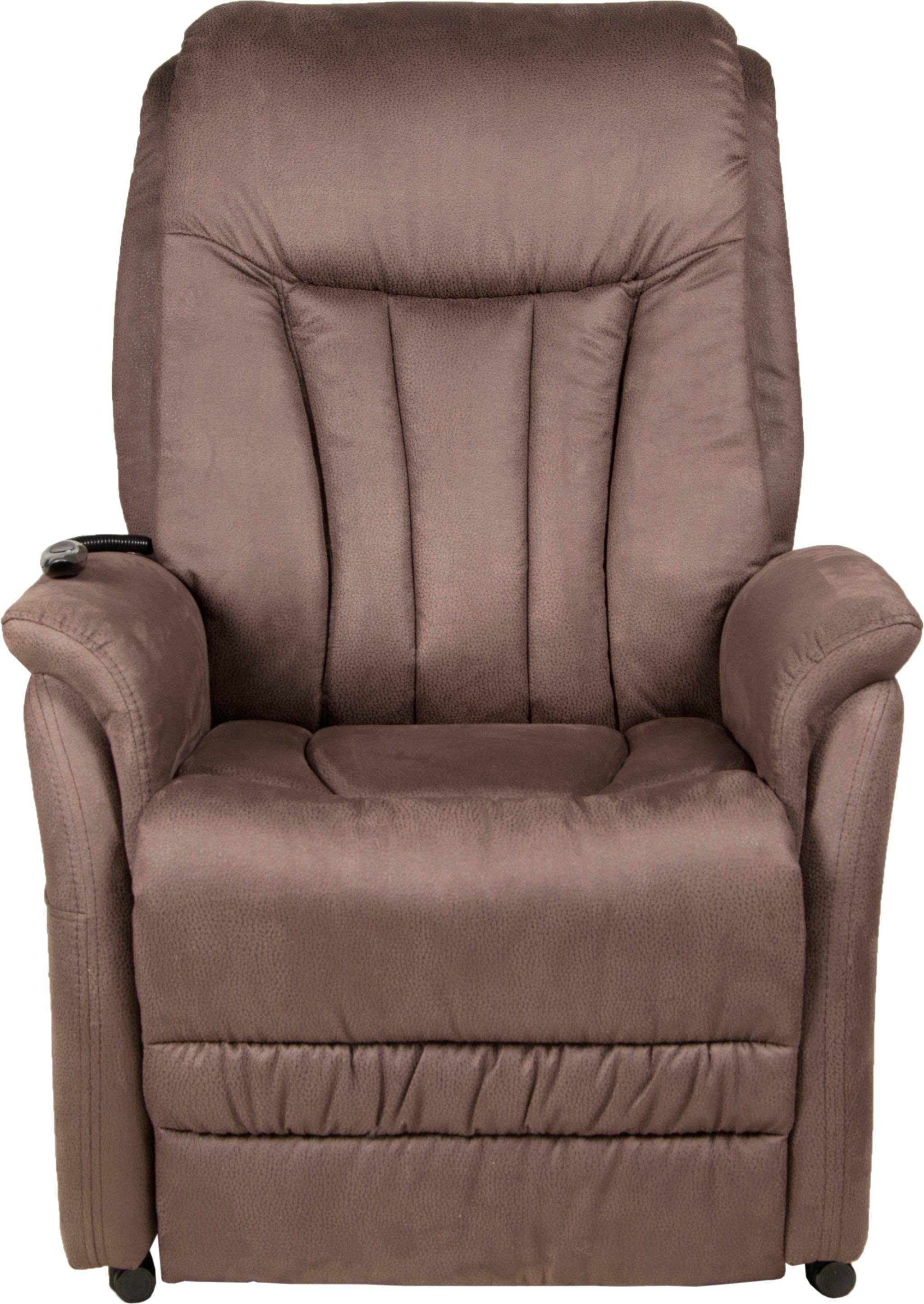 Duo Collection Relaxfauteuil Siena met elektrische opsta-hulp Relaxfunctie en pocketveren binnenvering met stalen nosagvering (set)