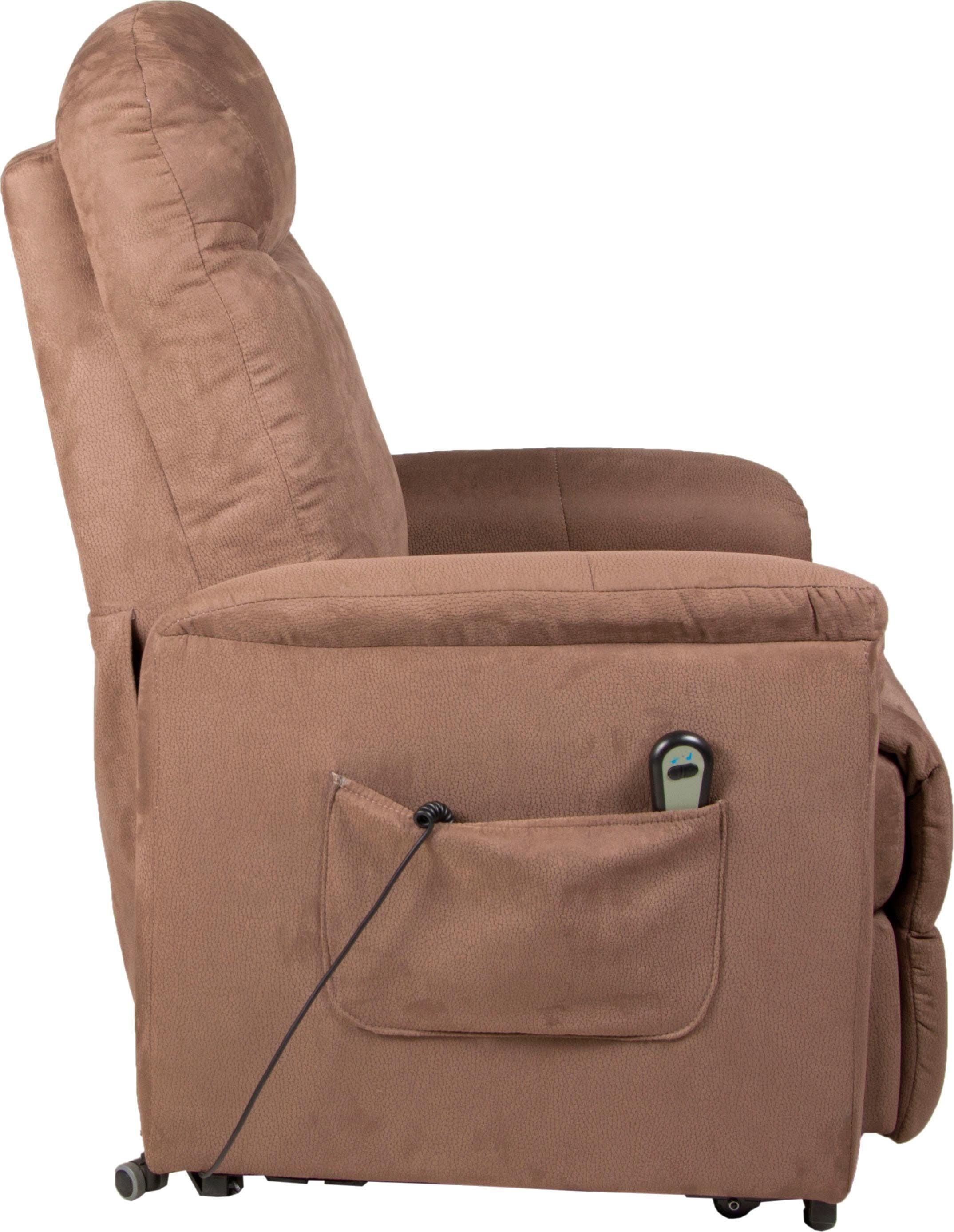 Duo Collection Relaxfauteuil Pylos met elektrische opsta-hulp Relaxfunctie en pocketveren binnenvering met stalen nosagvering (set)