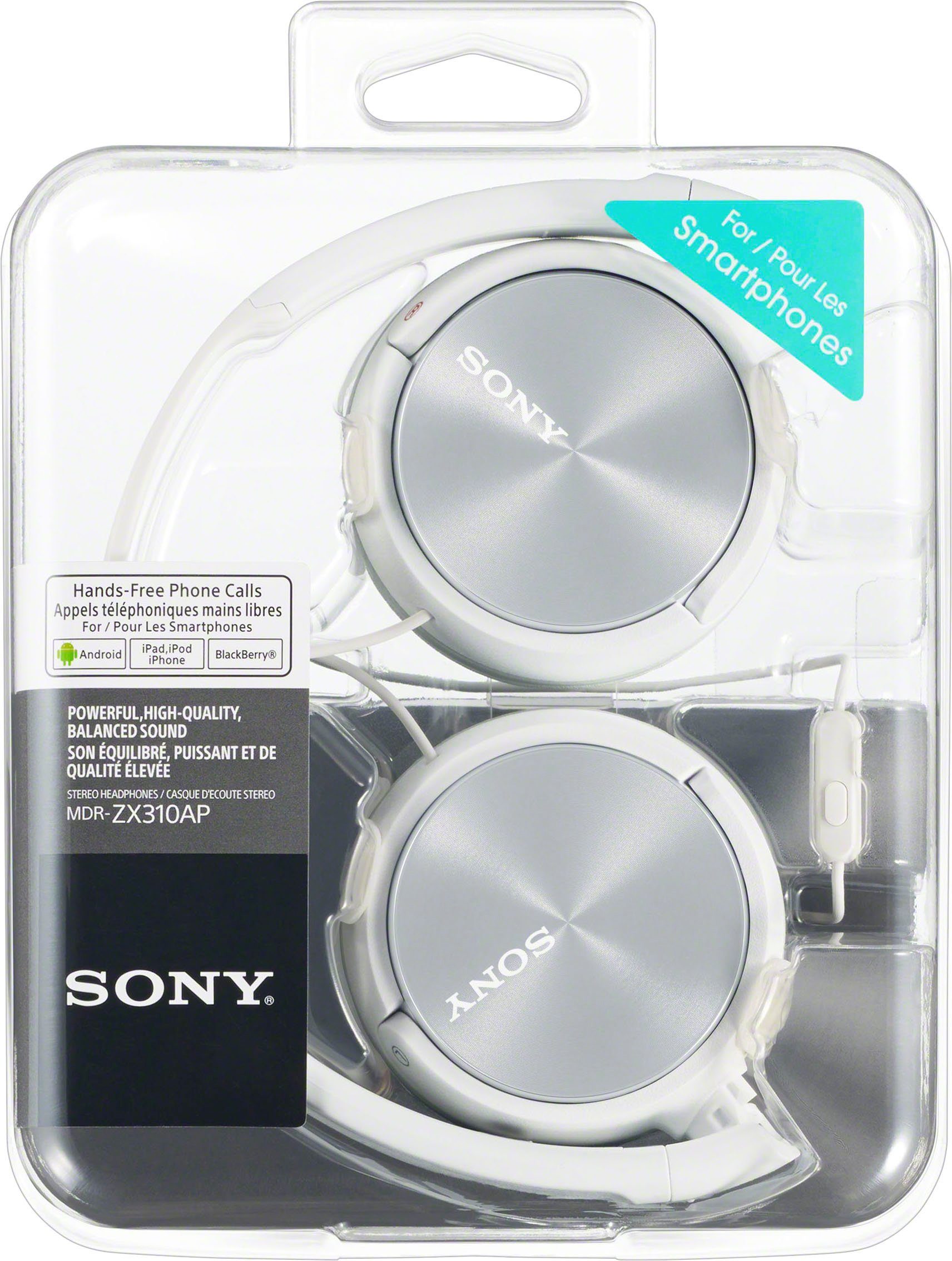 Sony Over-ear-hoofdtelefoon MDR-ZX310AP met headset functie