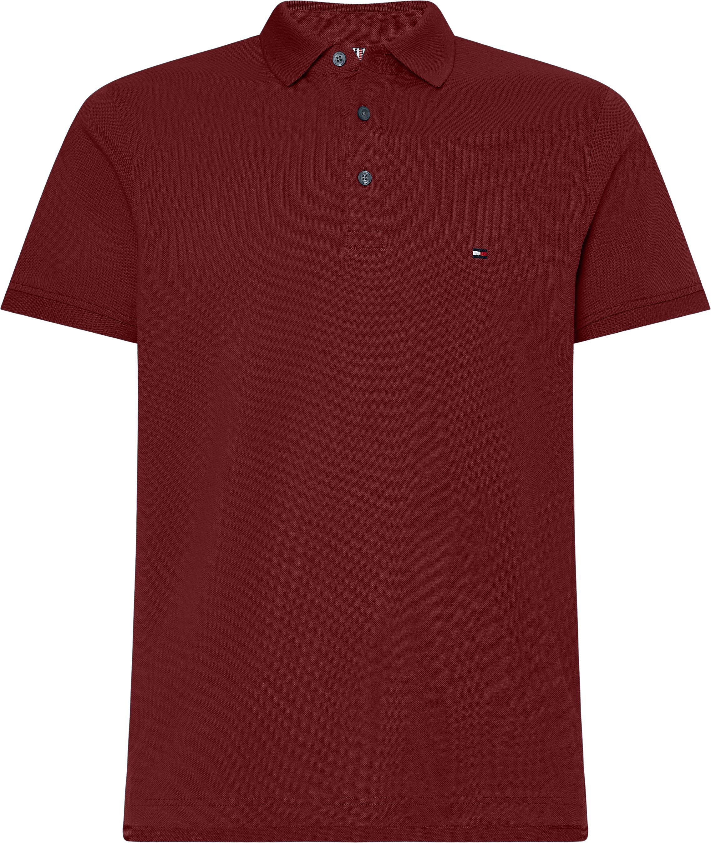 Tommy Hilfiger Poloshirt 1985 SLIM POLO met piquéstructuur en borduursel