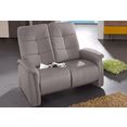exxpo - sofa fashion 2-zitsbank met relaxfunctie zilver