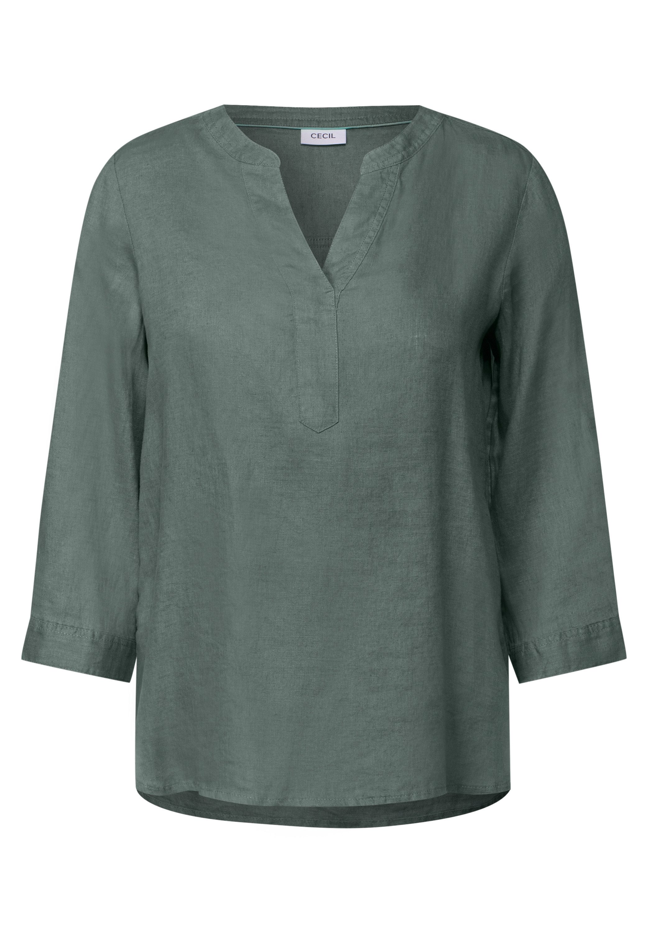 Cecil Blouse zonder sluiting met 3/4-mouwen en turn-up