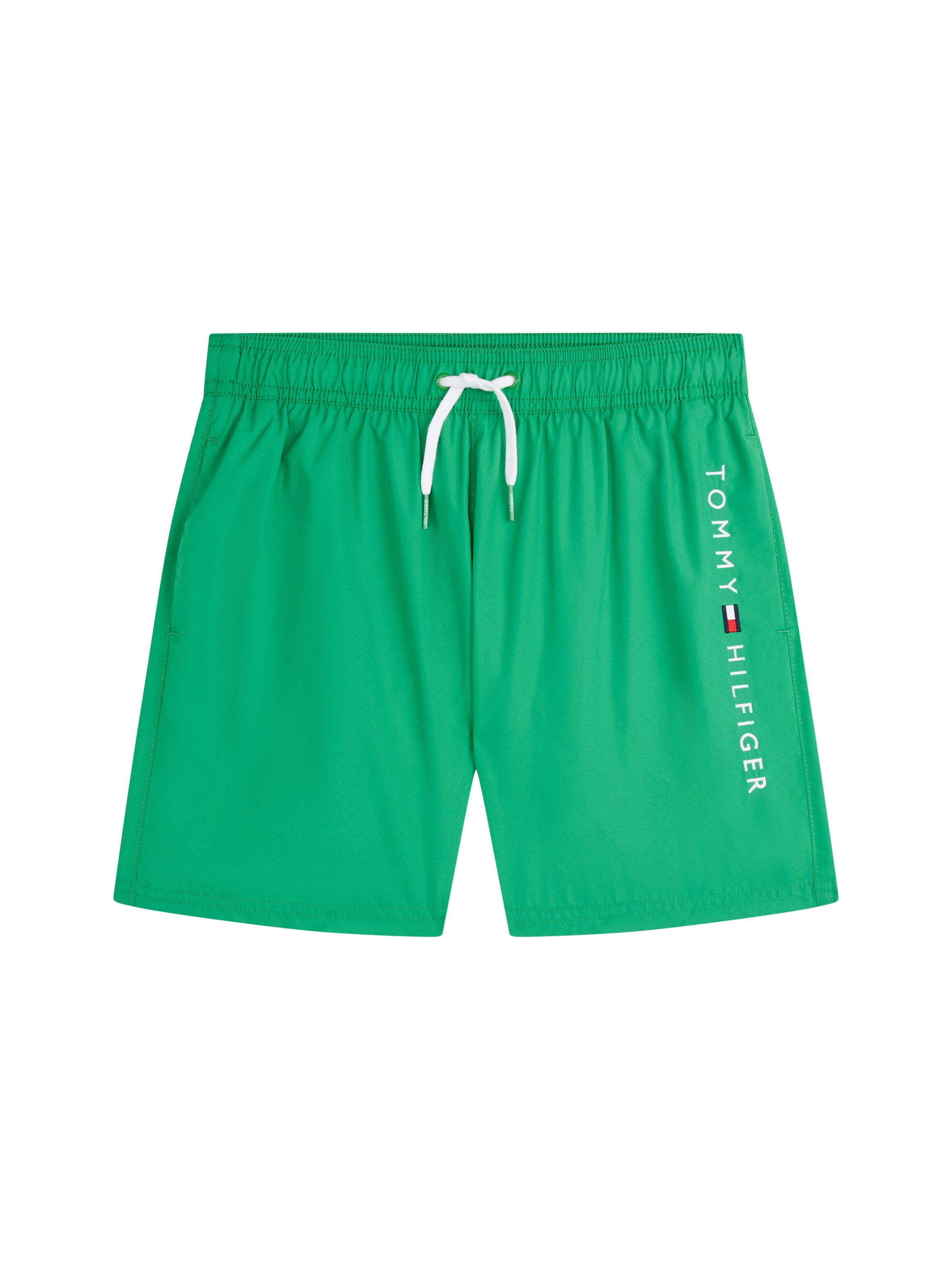 Tommy Hilfiger Swimwear Zwemshort MEDIUM DRAWSTRING met een logo-opschrift