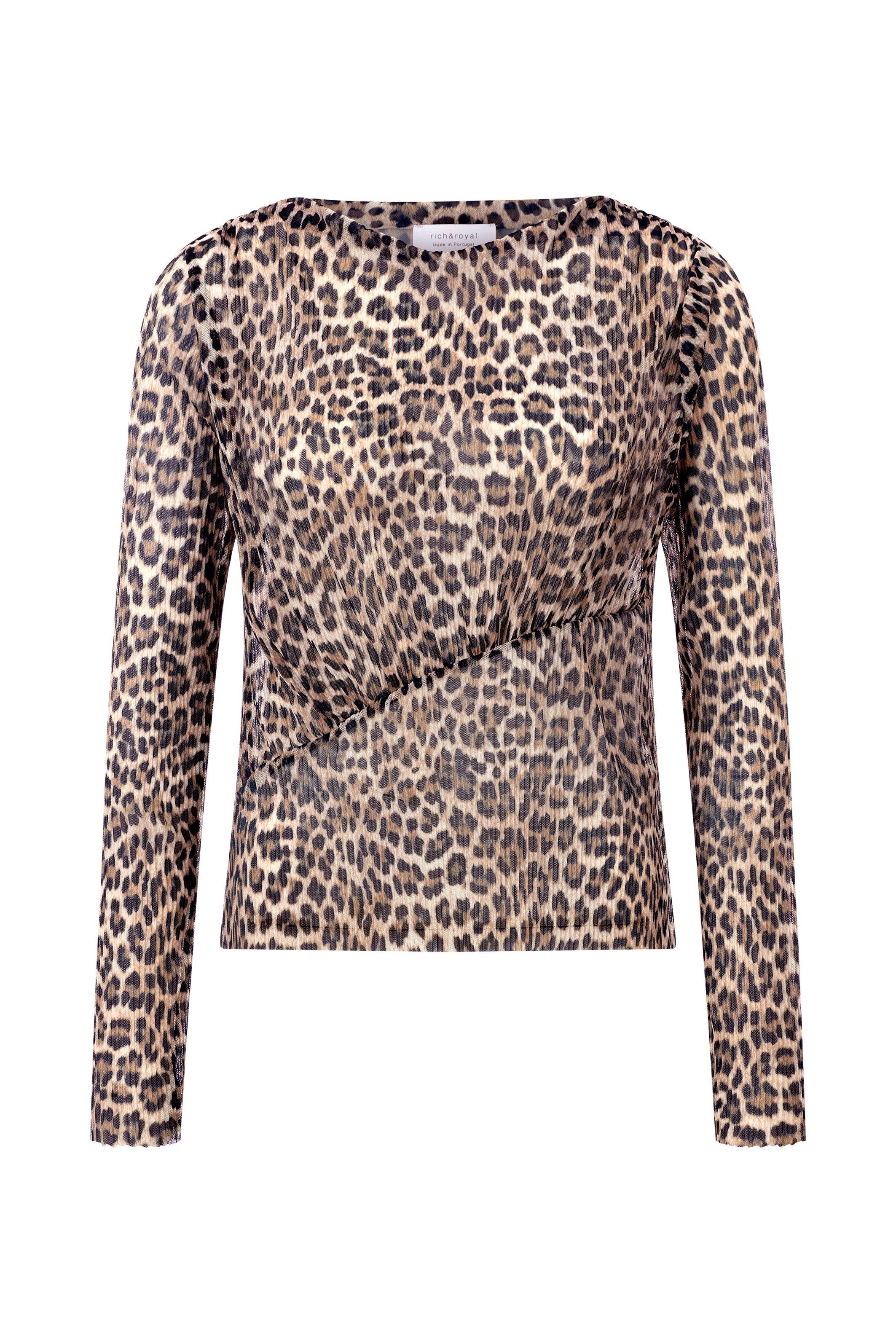 Rich & Royal Shirt met lange mouwen Met boothals