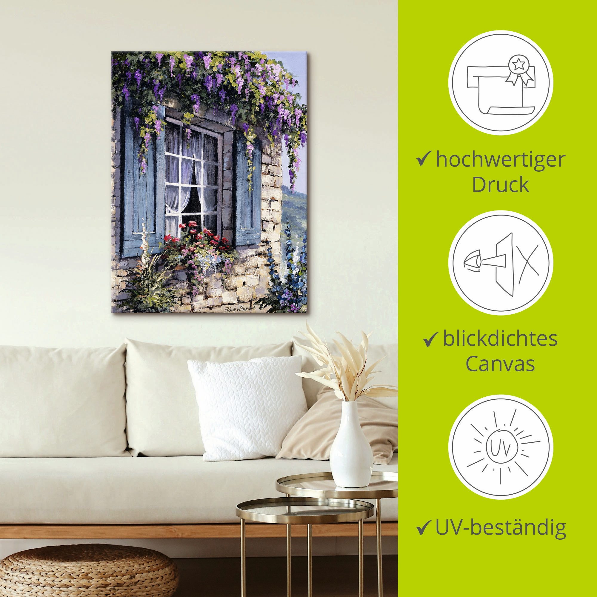 Artland Artprint Raam I als artprint op linnen, poster, muursticker in verschillende maten