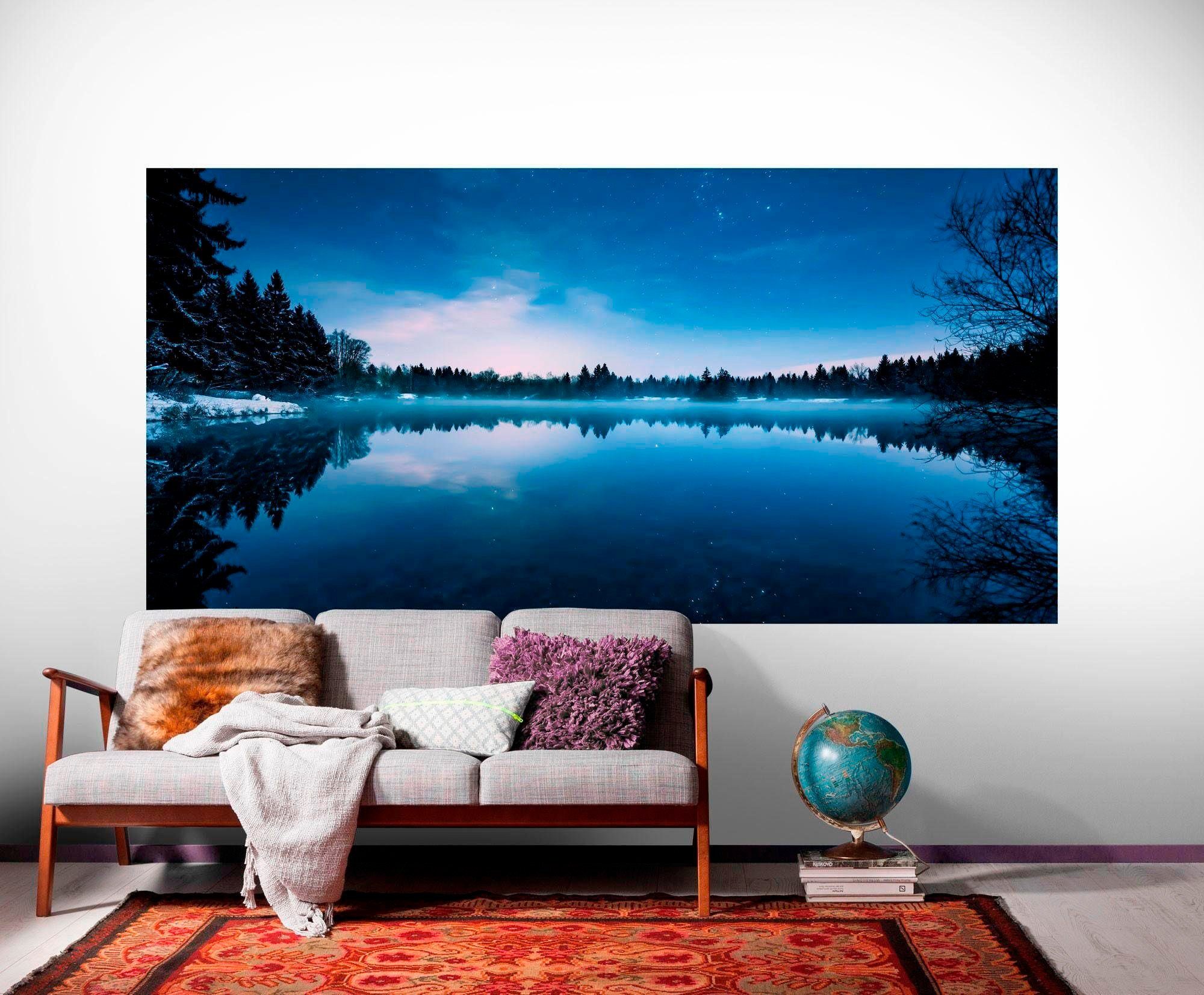 Komar Vliesbehang Digitale print vlies - Glistening Stars - Afmeting 200 x 100 cm (1 stuk)