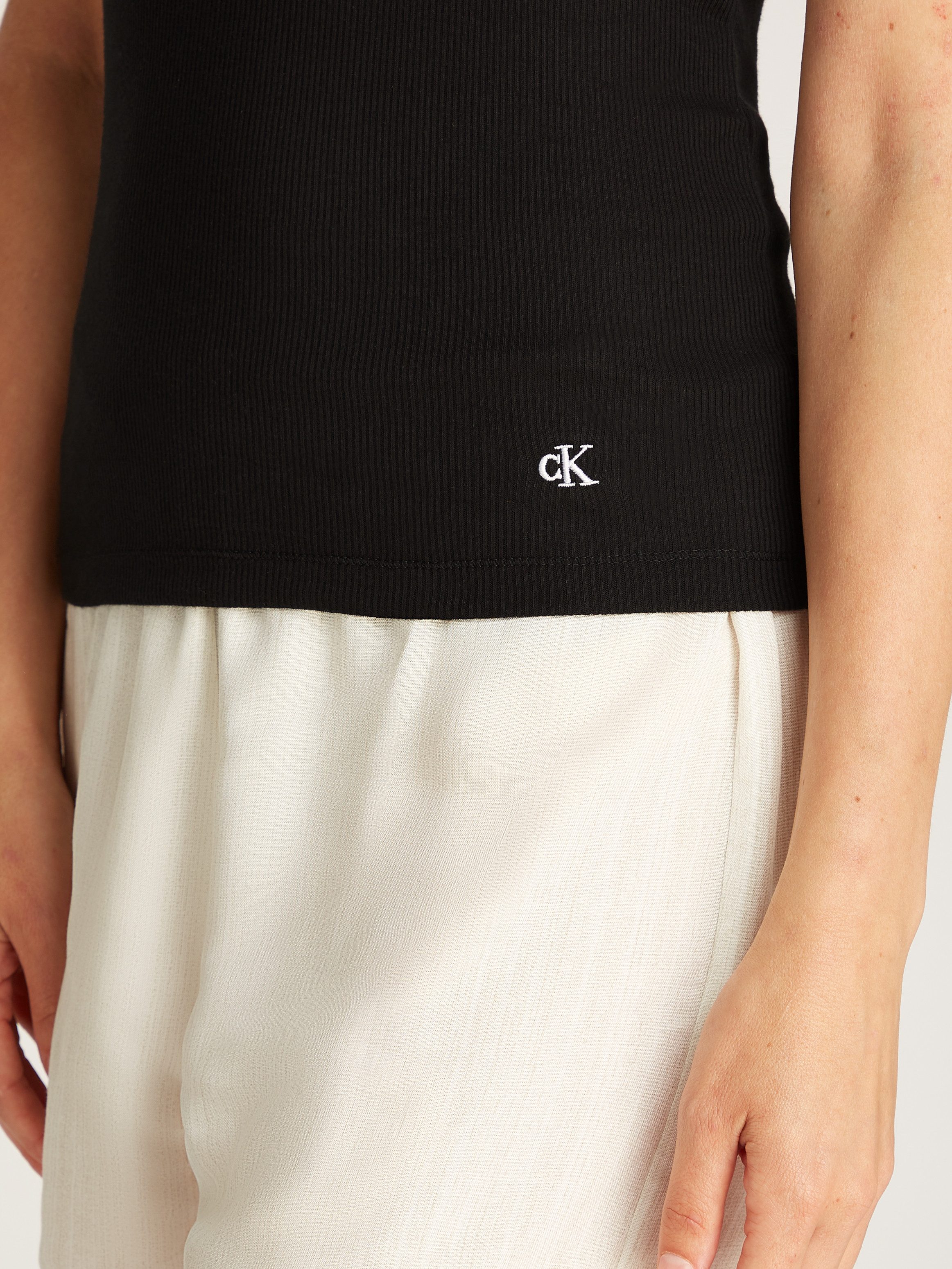 Calvin Klein Tanktop SCOOP NECK COTTON TANK 3PK (3-delig, Set van 3)