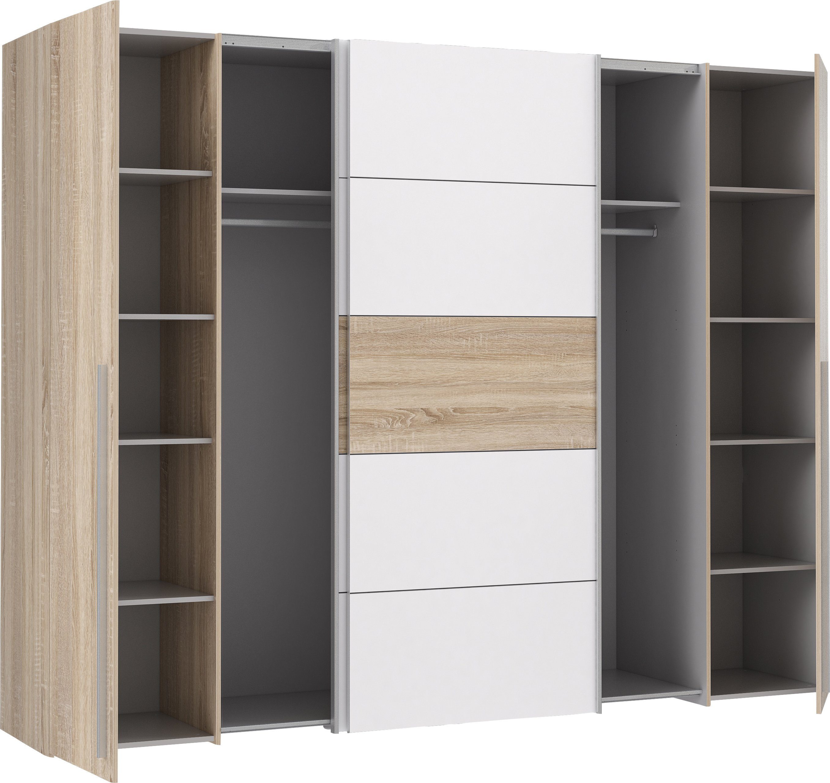 FORTE Draai-/zweefdeurkast Narago, OTTO's Choice, TOPSELLER, middelgrote panelen kleurveranderbaar