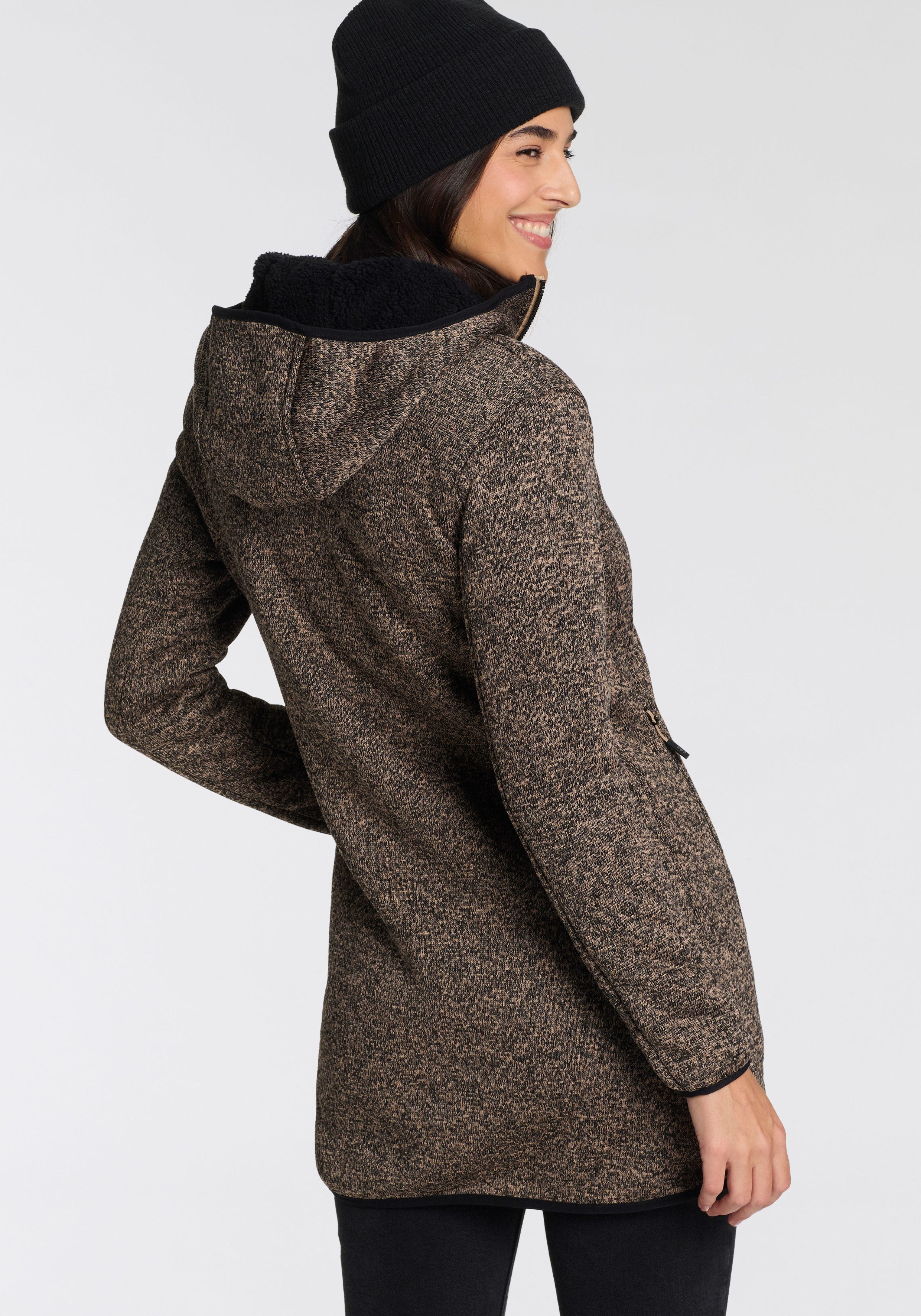 CMP Gebreide jas Parka Fix Hood
