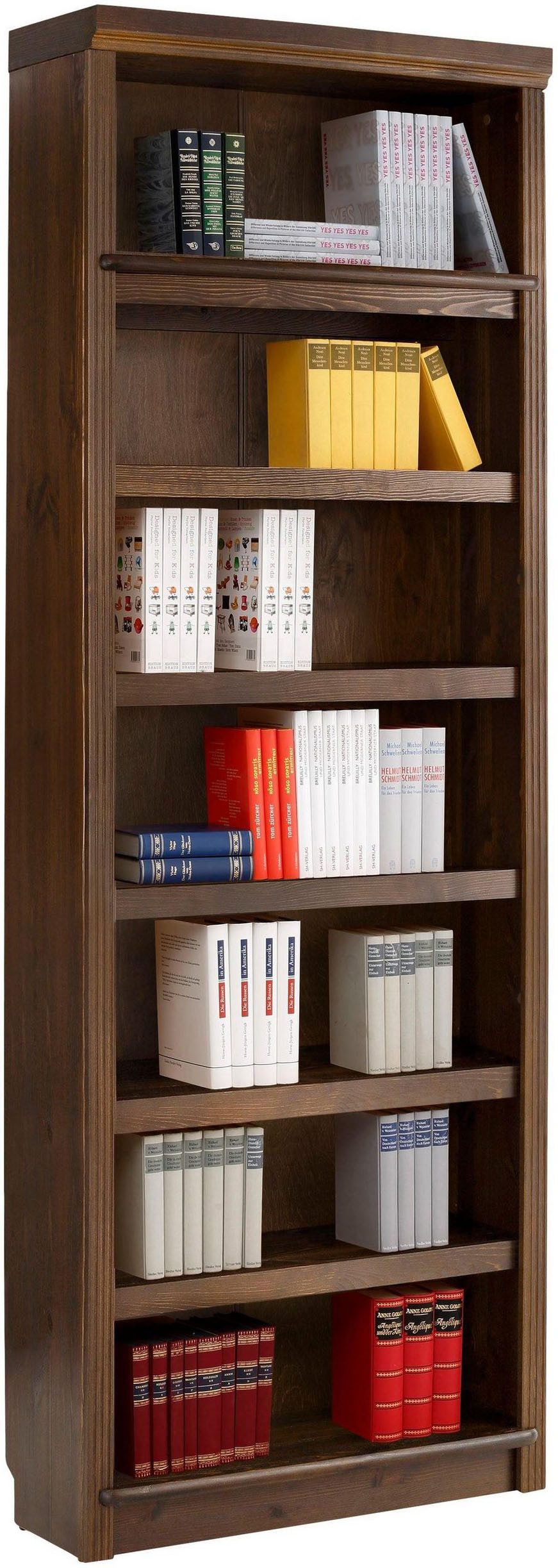 Home affaire Boekenkast Soeren in 2 hoogten en 2 diepten, met veel bergruimte
