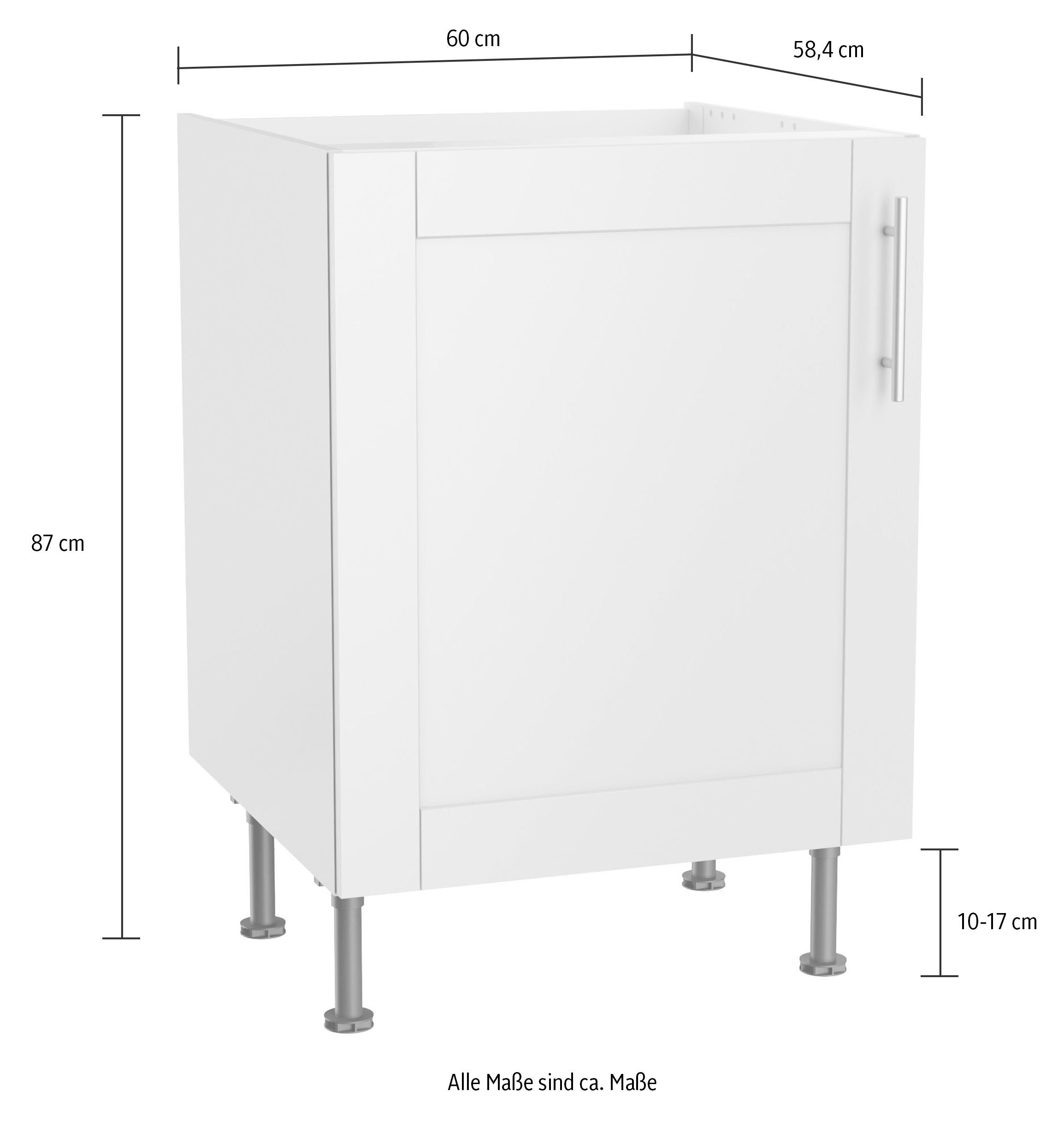 OPTIFIT Gootsteenkast Ahus Breedte 60 cm
