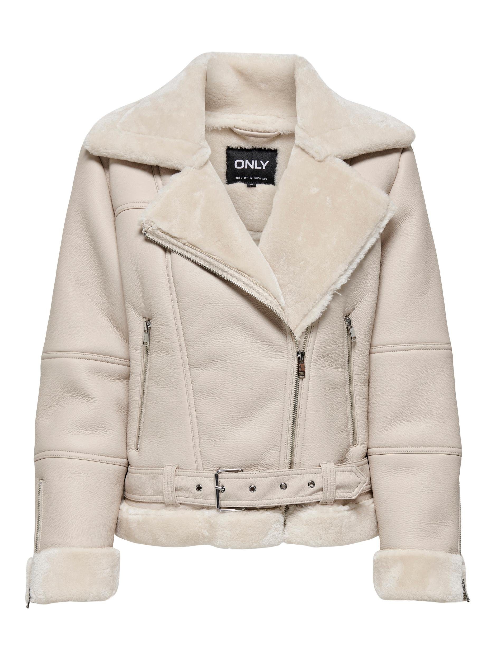 Only Imitatieleren jack ONLAGNETE FAUX LEATHER BIKER JKT OTW