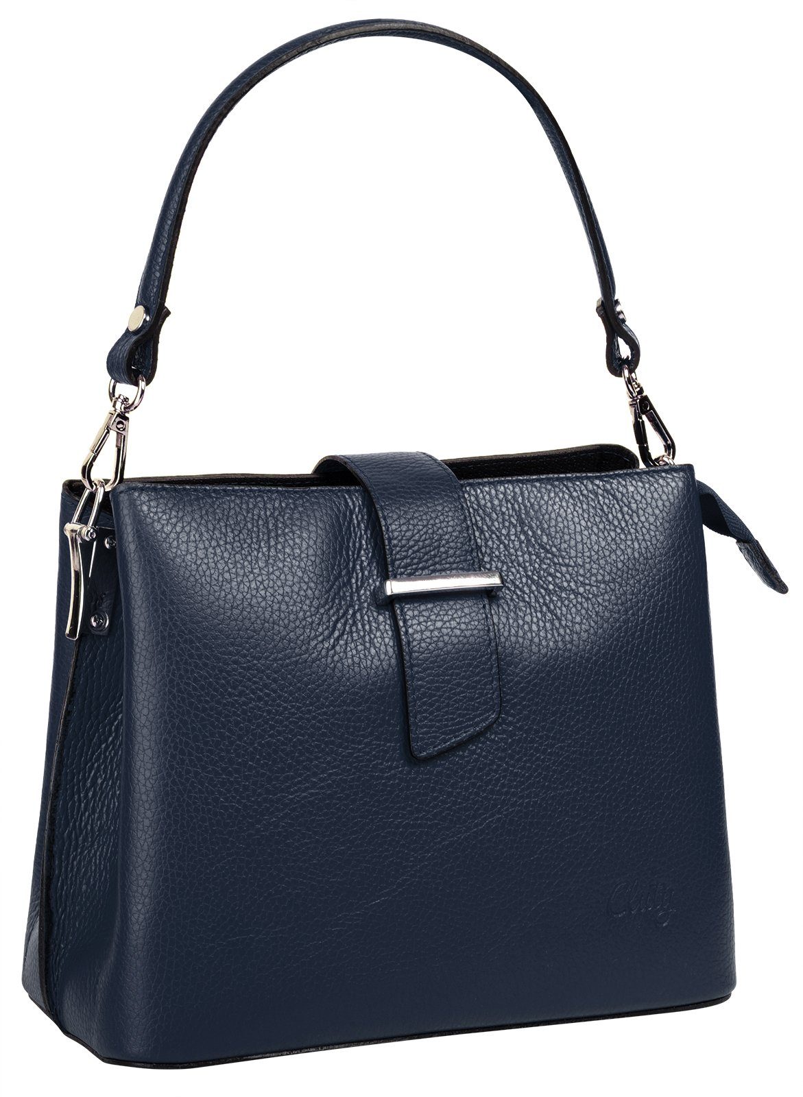 Cluty Tas echt leer, made in italy
