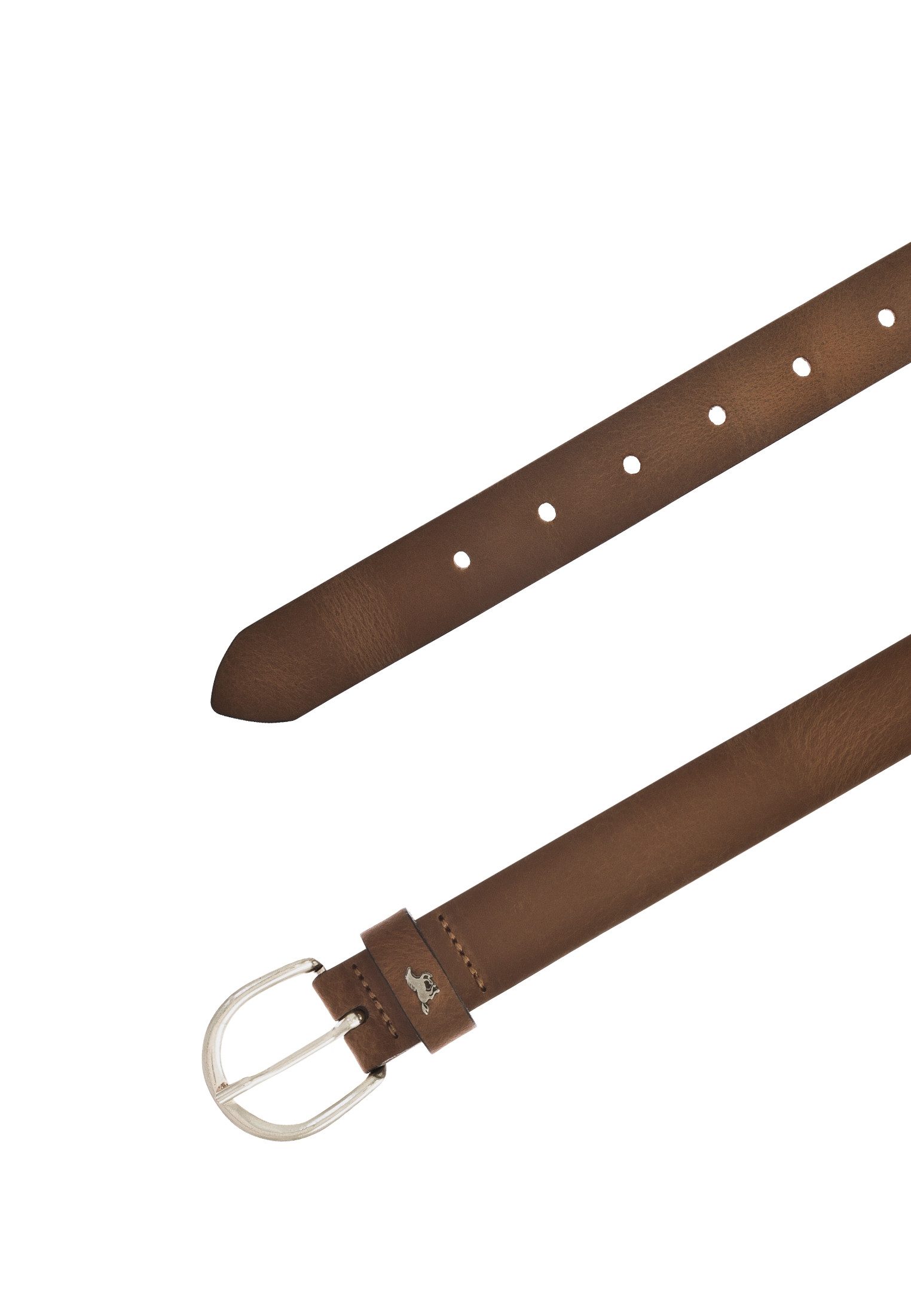 MUSTANG Leren riem Pull-up leer met vintage karakter, in smalle vorm, 2,5 cm