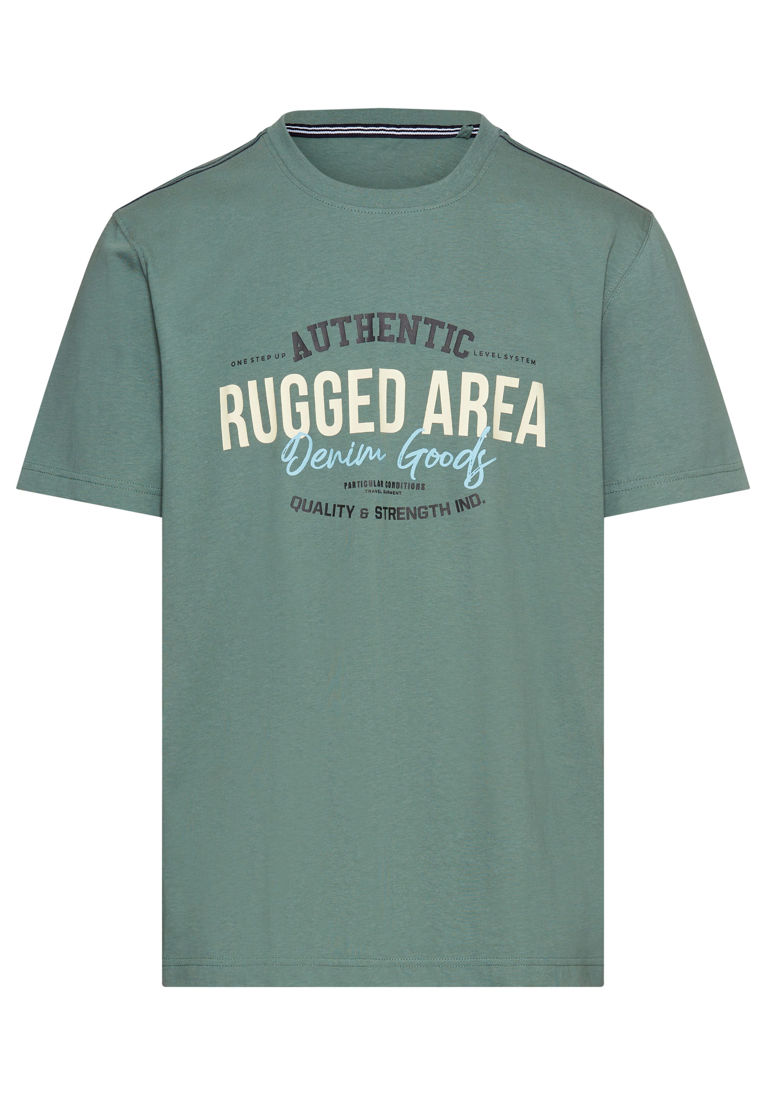 Man's World T-shirt Korte mouwen, regular fit, met print, ronde hals