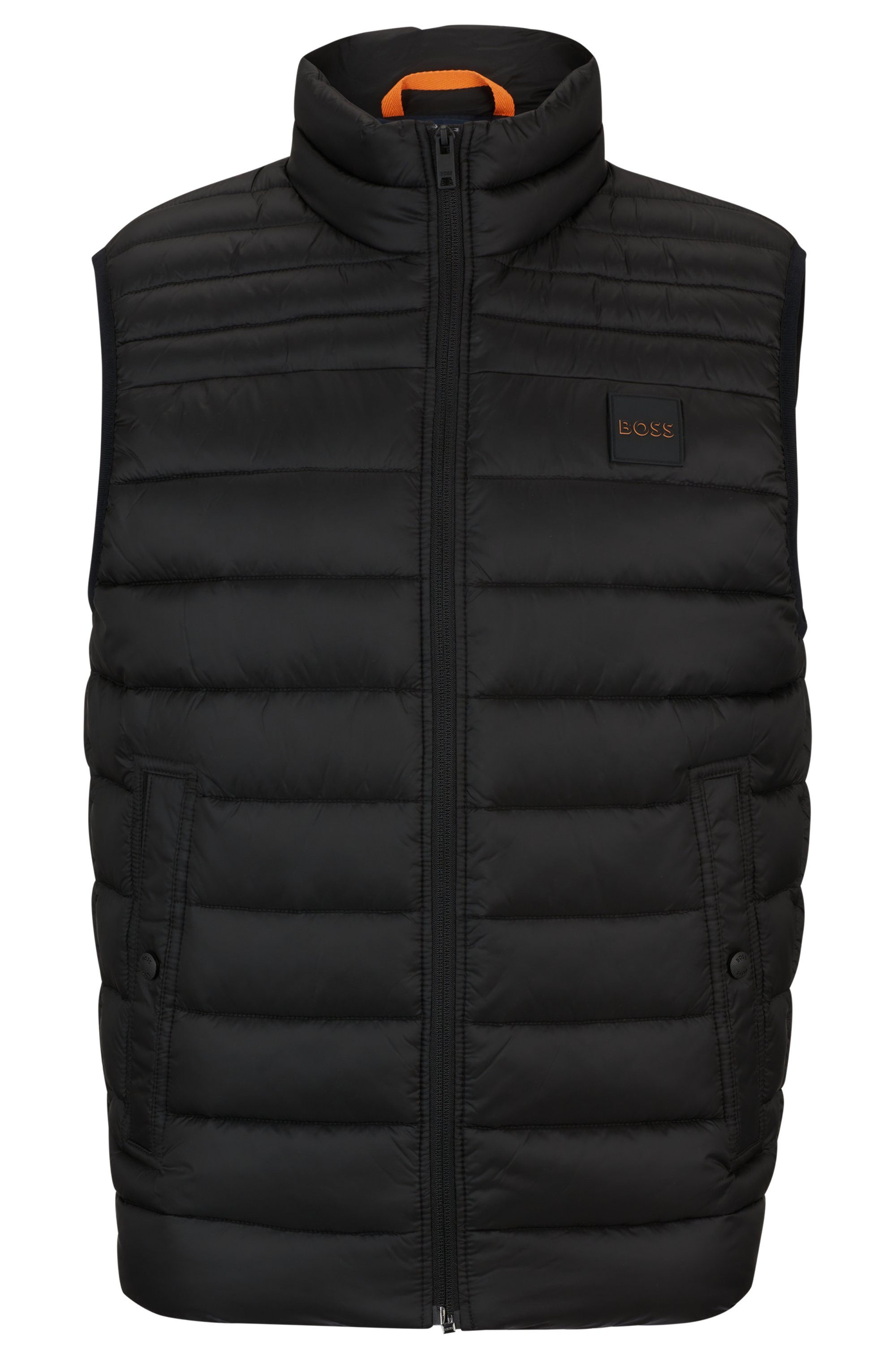 Boss Orange Outdoorjack Odeno met doorlopende quilting
