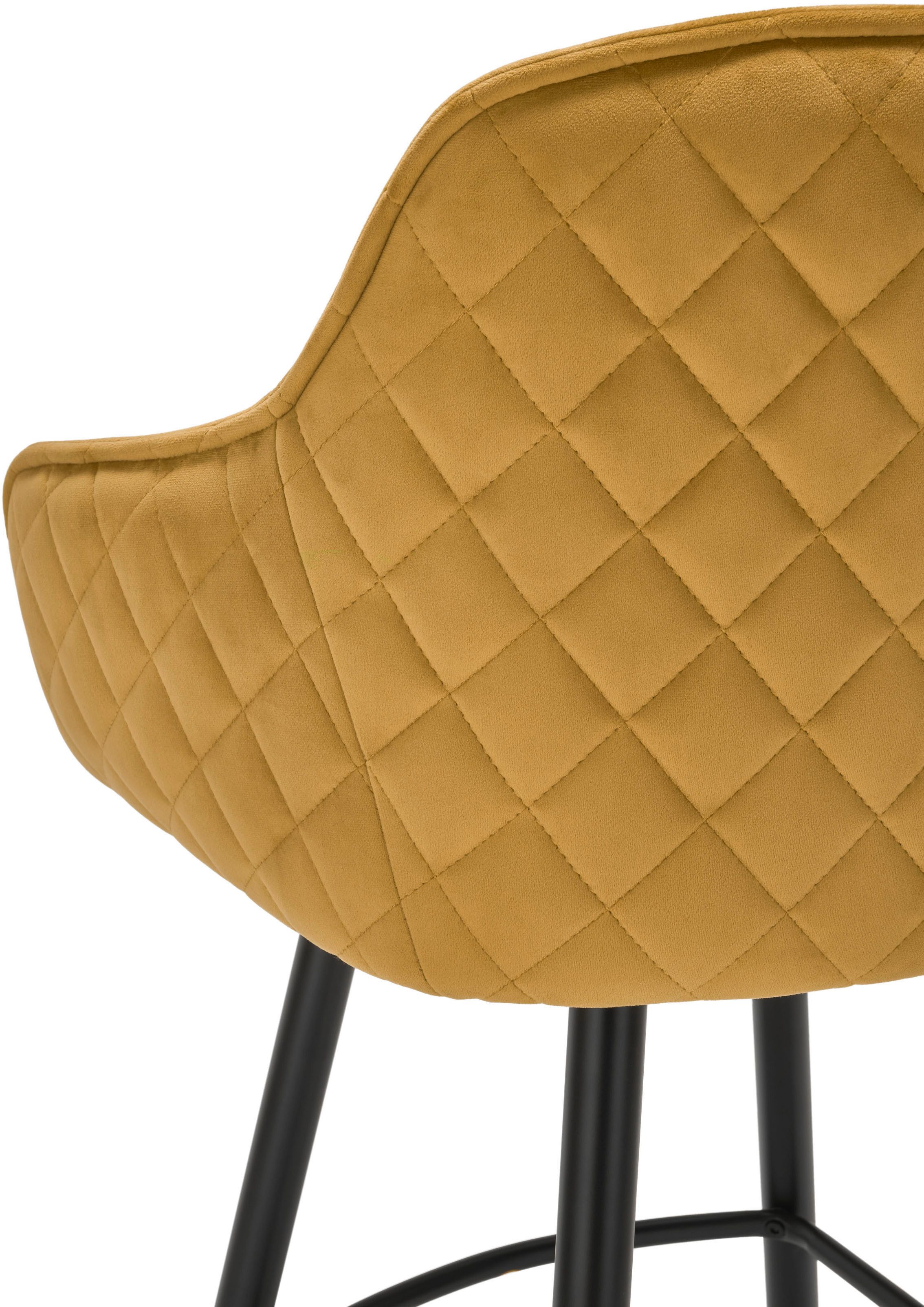 Stolkom Barkruk EMMA Comfort zithoogte 73 cm, 180° draaibaar auto return functie (set, 2 stuks)