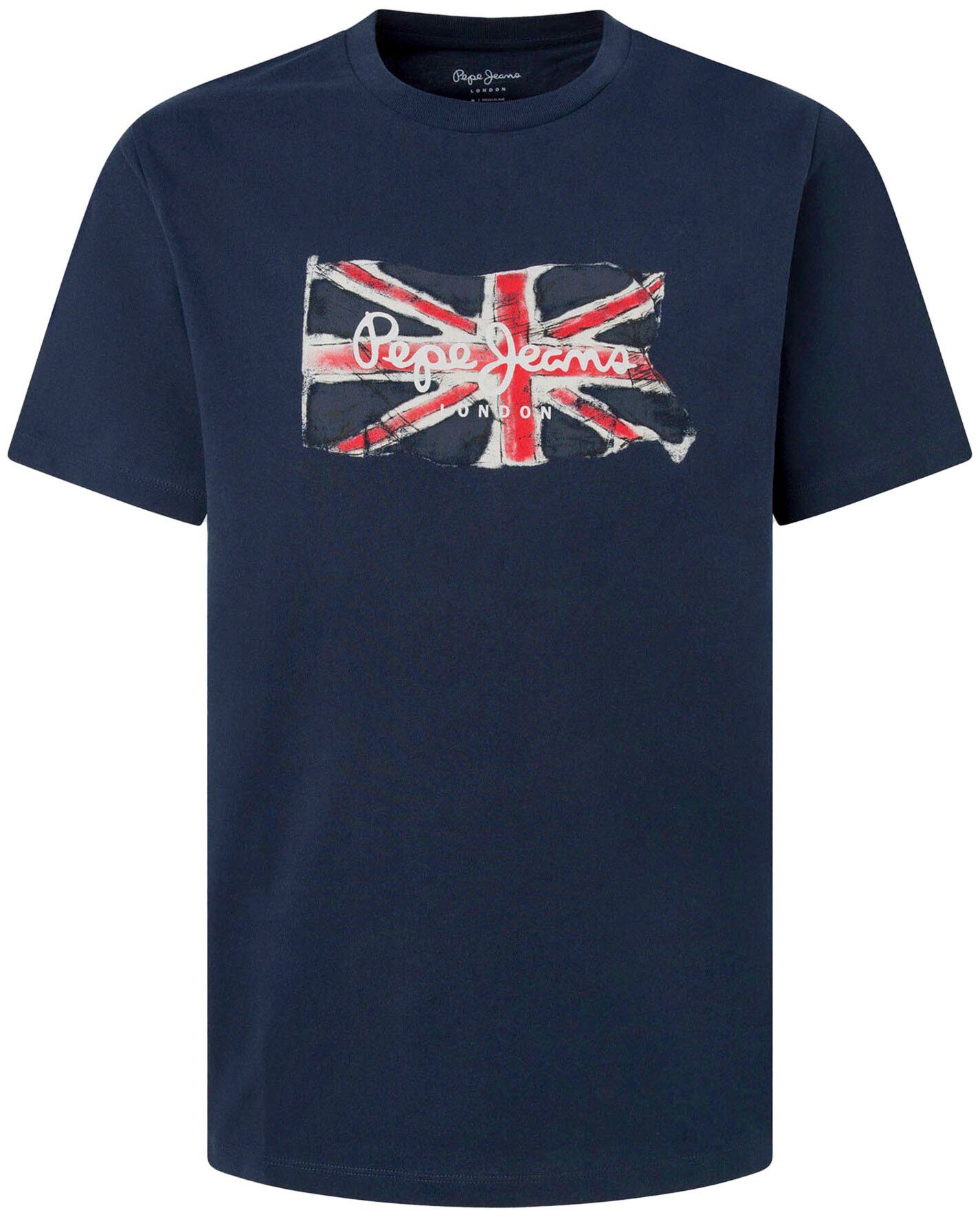 Pepe Jeans T-shirt met grote logoprint