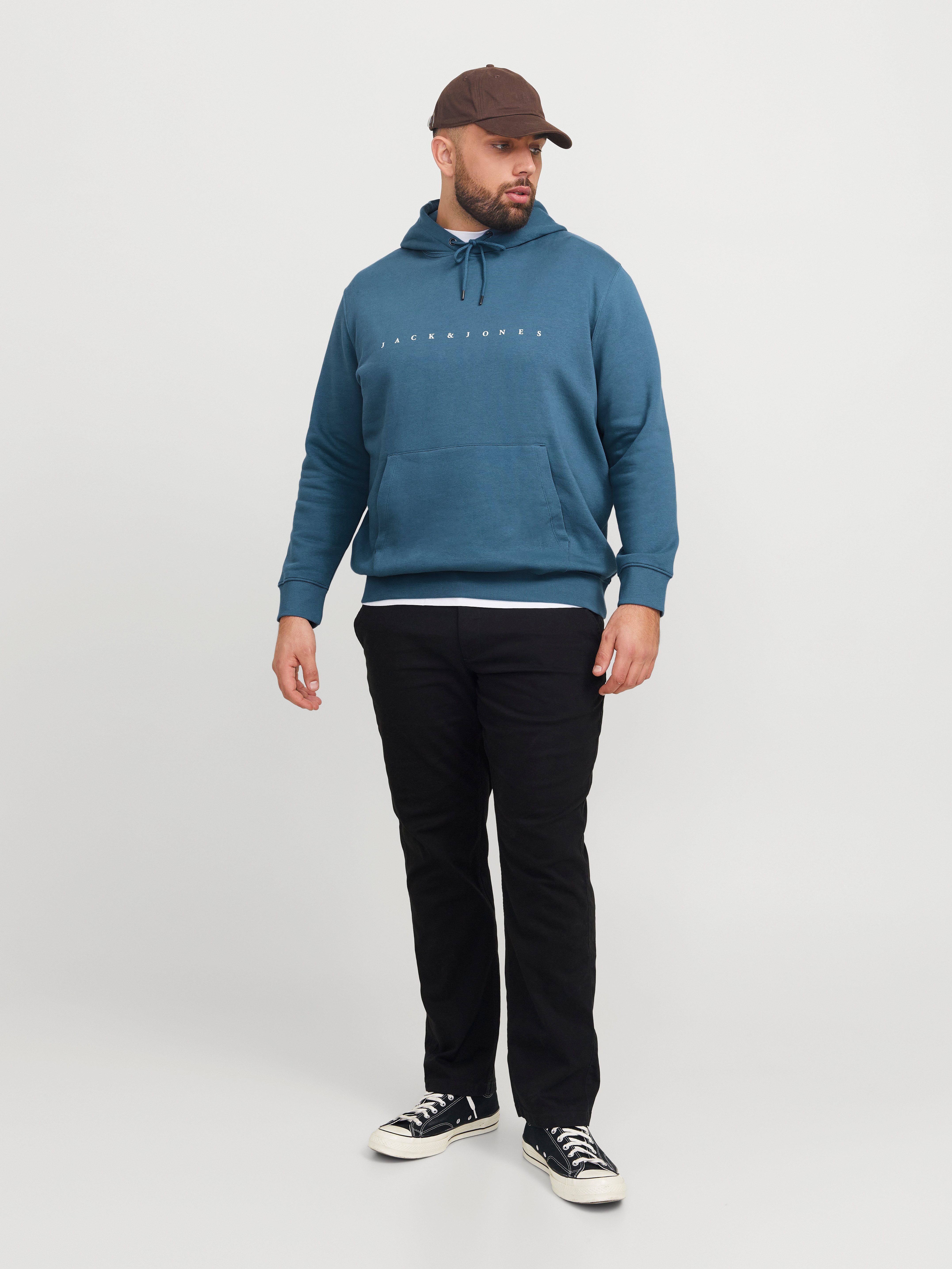 Jack & Jones PlusSize Hoodie JJESTAR JJ SWEAT HOOD NOOS PLS