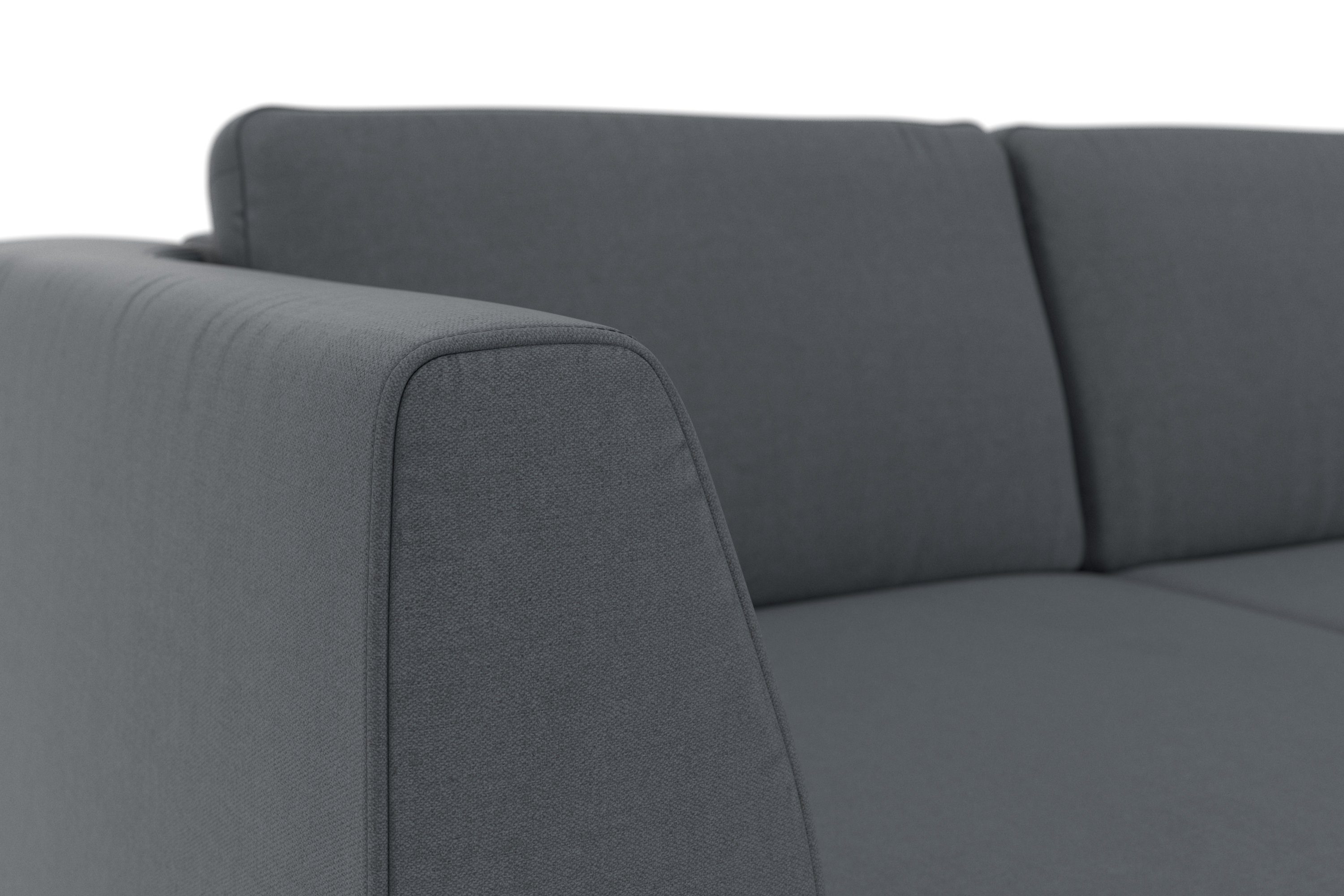 sit&more Hoekbank Olsen L-vorm inclusief zitdiepteverstelling, naar keuze met slaapfunctie, 15 cm hoog