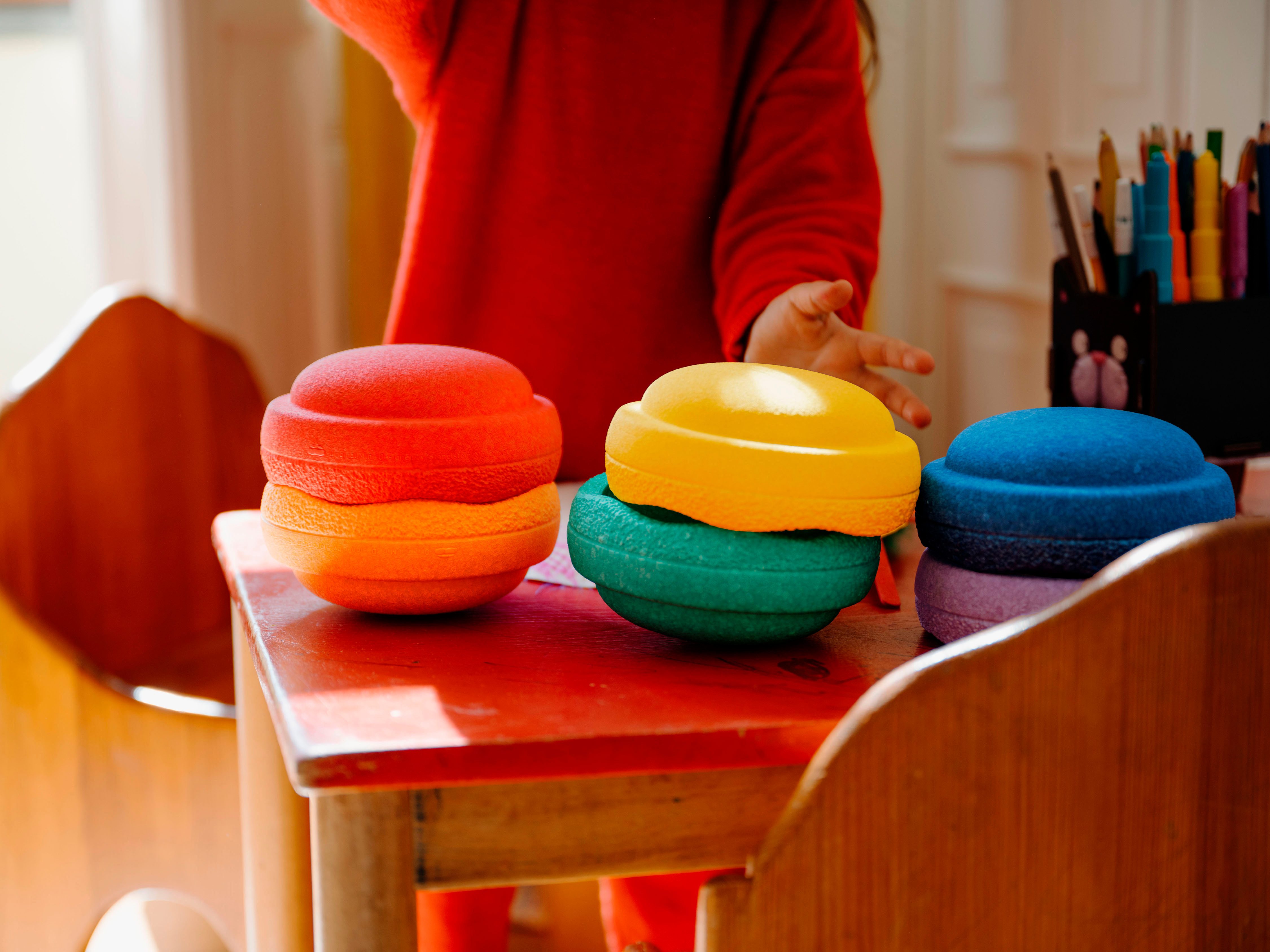 Stapelstein Balancetrainer Stapelstein® Original Mini regenboog classic (set, 6-delig)