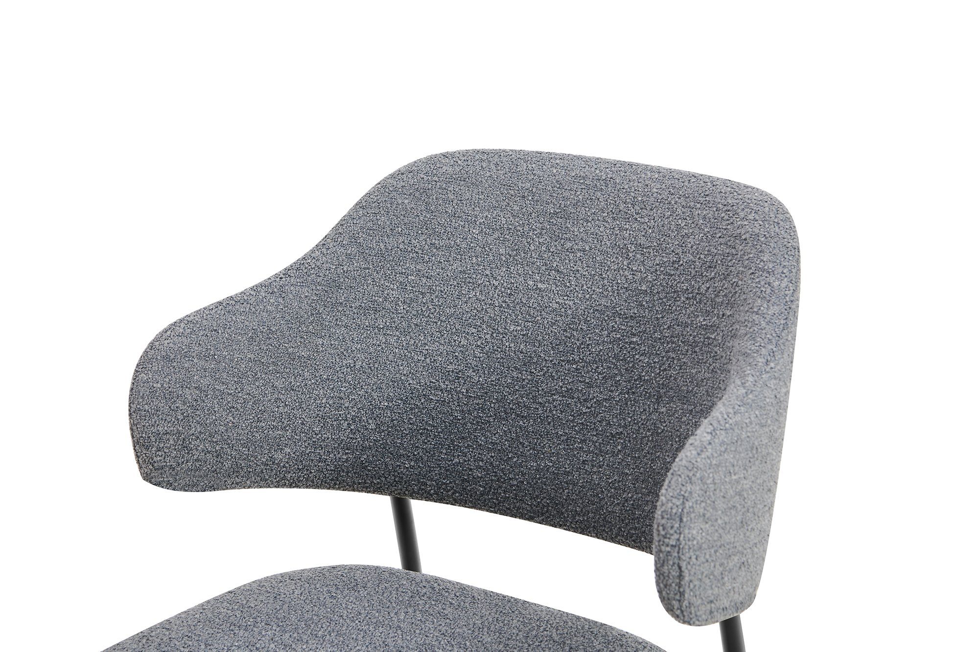 SalesFever Stoel met armleuningen met designframe en uitlopende armleuningen (set, 2 stuks)