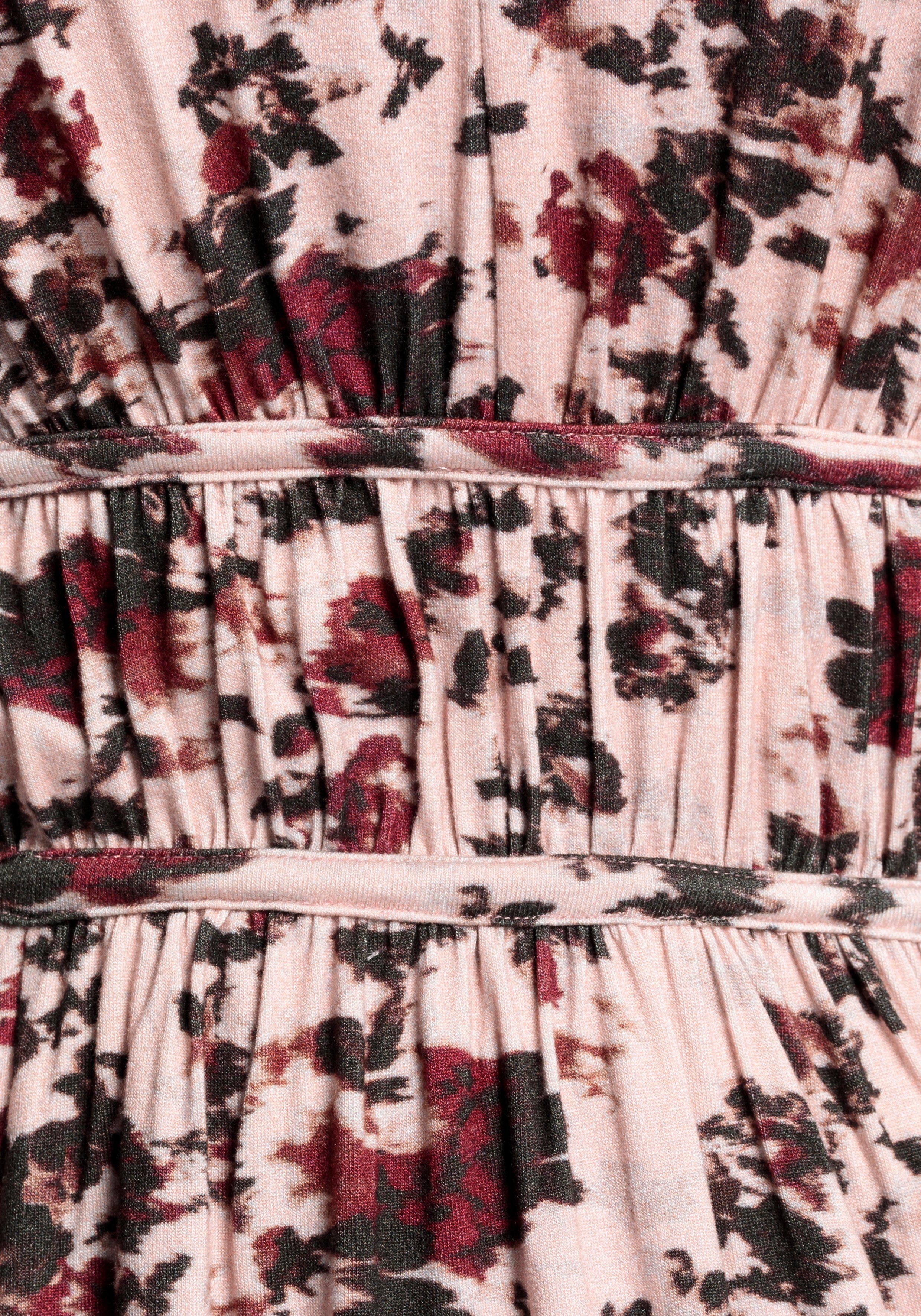 Laura Scott Midi-jurk met print all-over nieuwe collectie