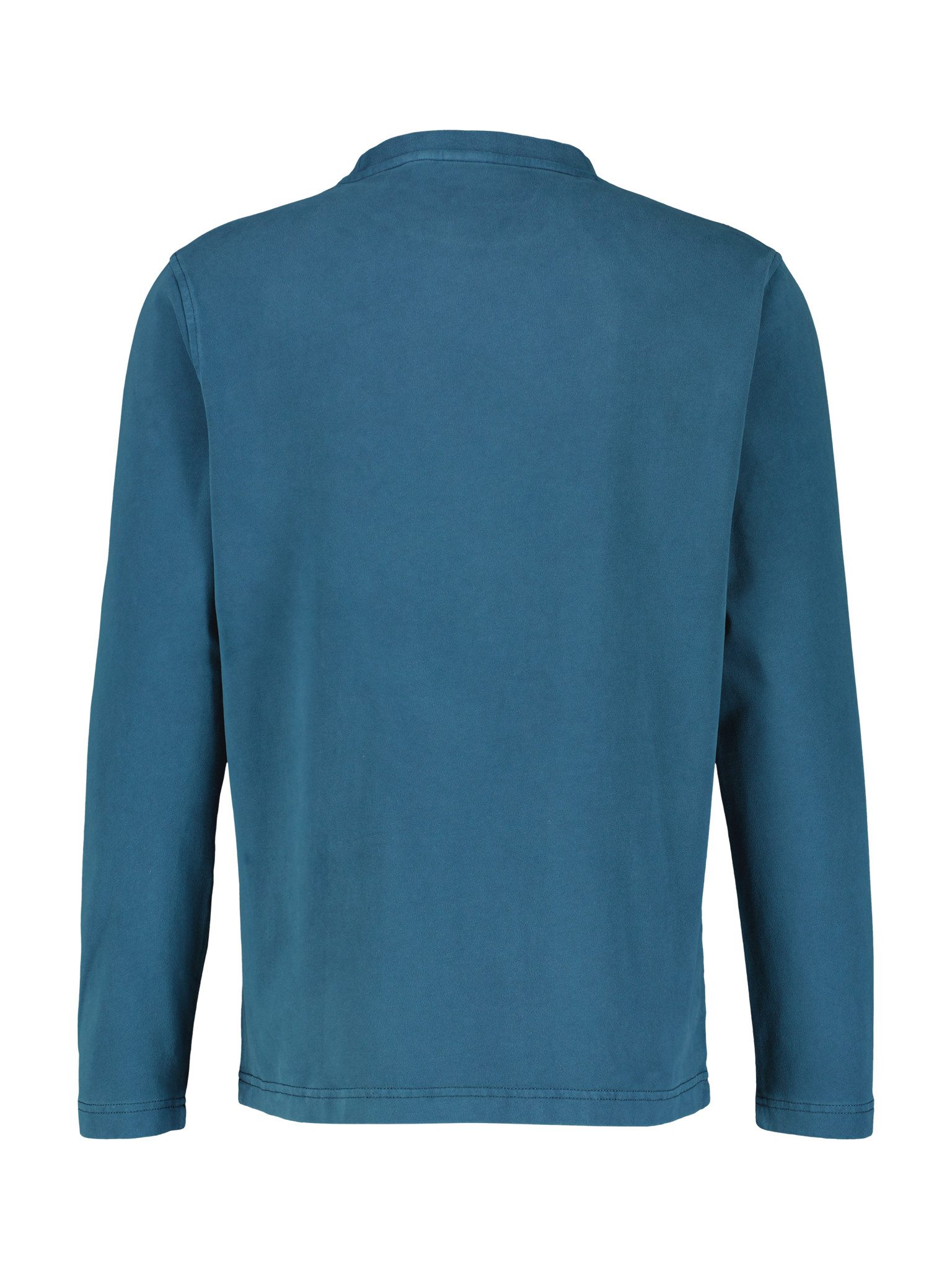 Lerros Shirt met ronde hals met geborduurd logo