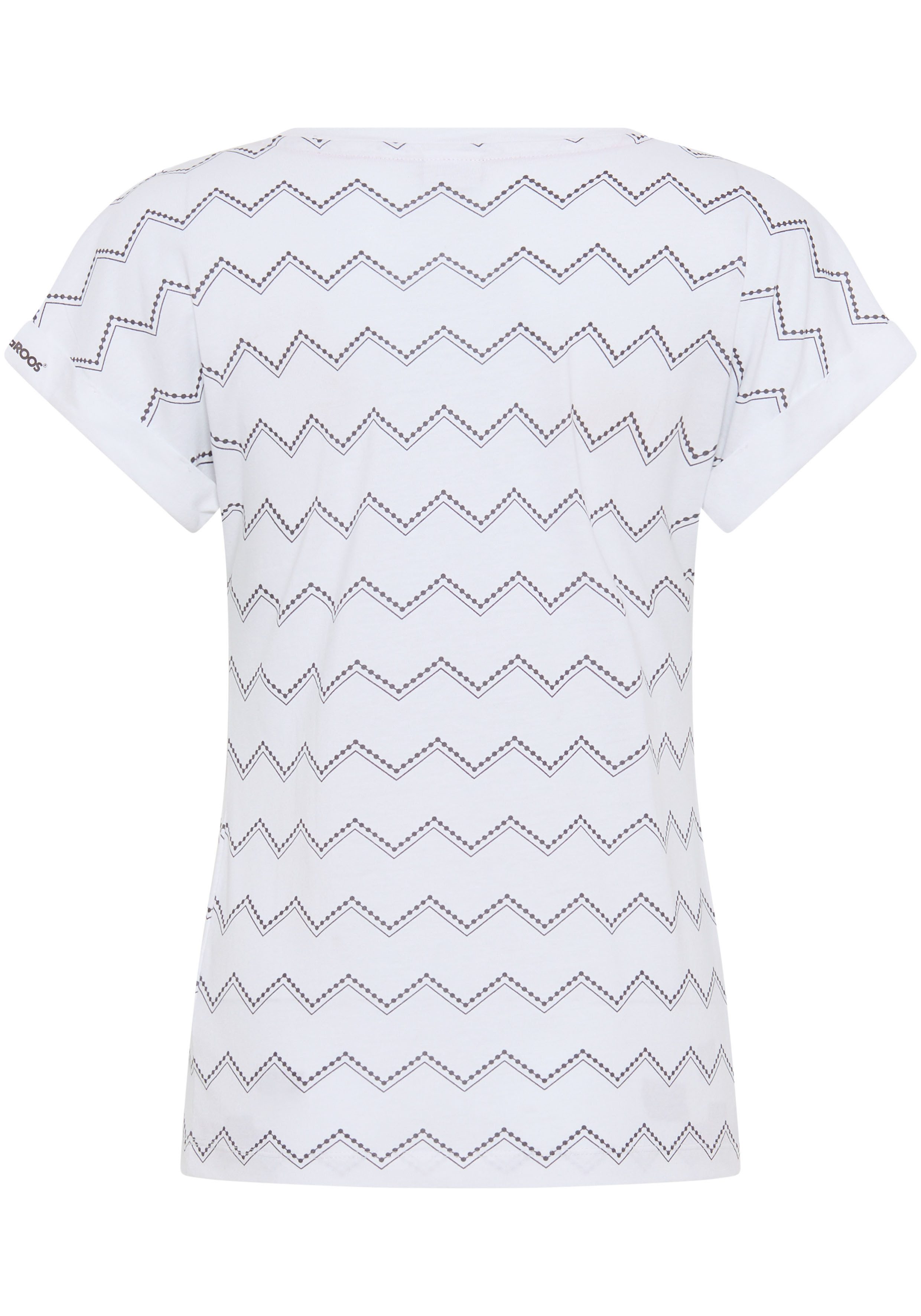 KangaROOS Shirt met korte mouwen met zigzagpatroon