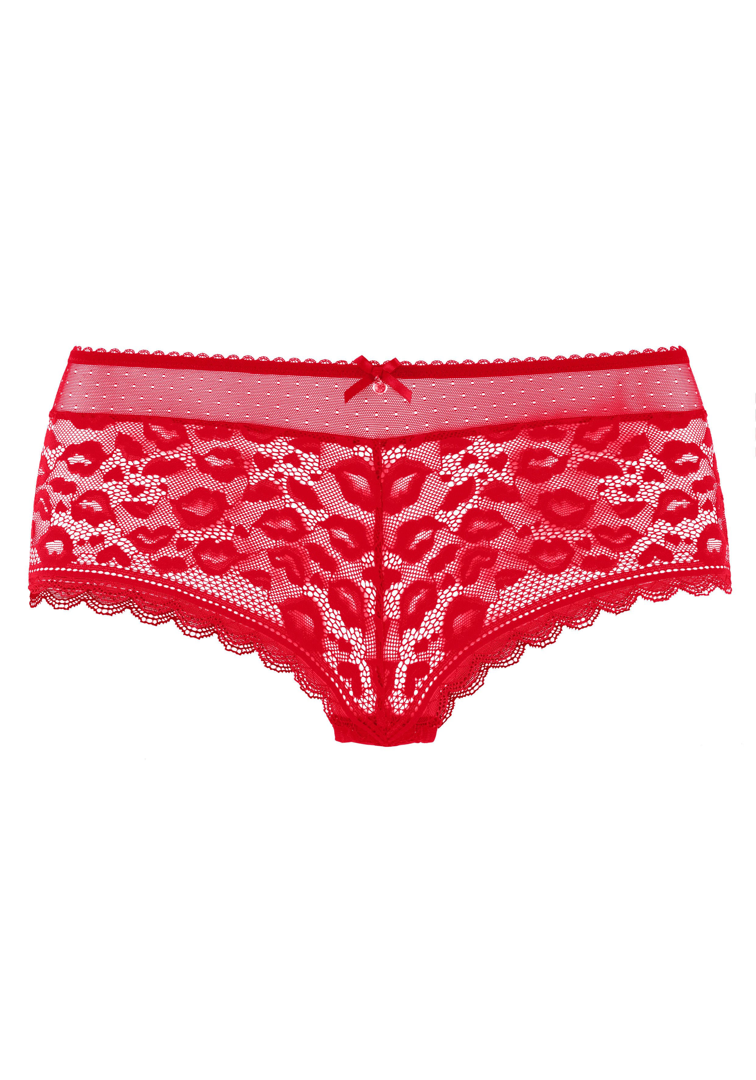 Vivance Hipster Uit kant in lippenlook en zacht mesh-materiaal