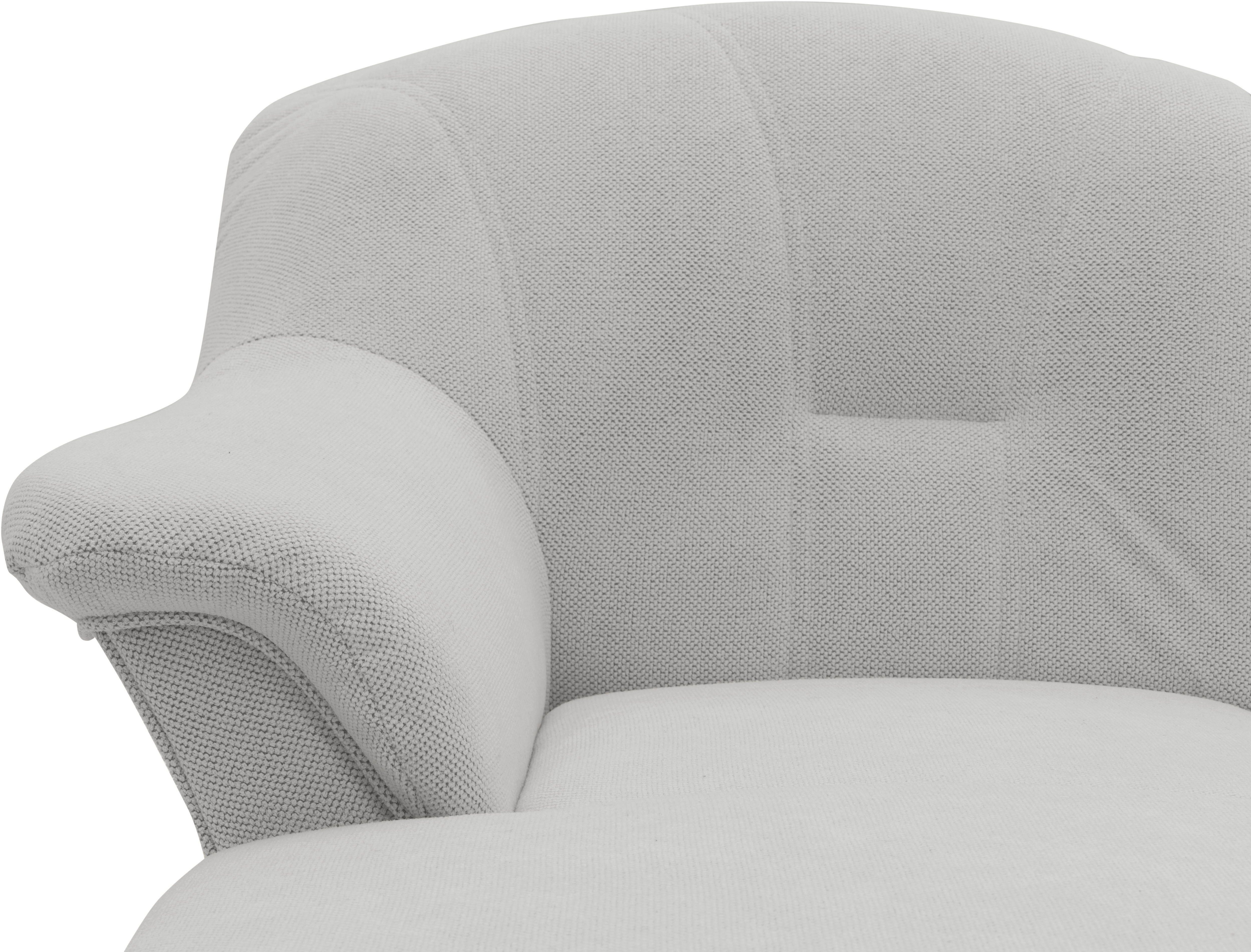 DOMO collection Zithoek Flores ook in leren bekleding, B/D/H: 293/180/86 cm, U-vorm (3 stuks)