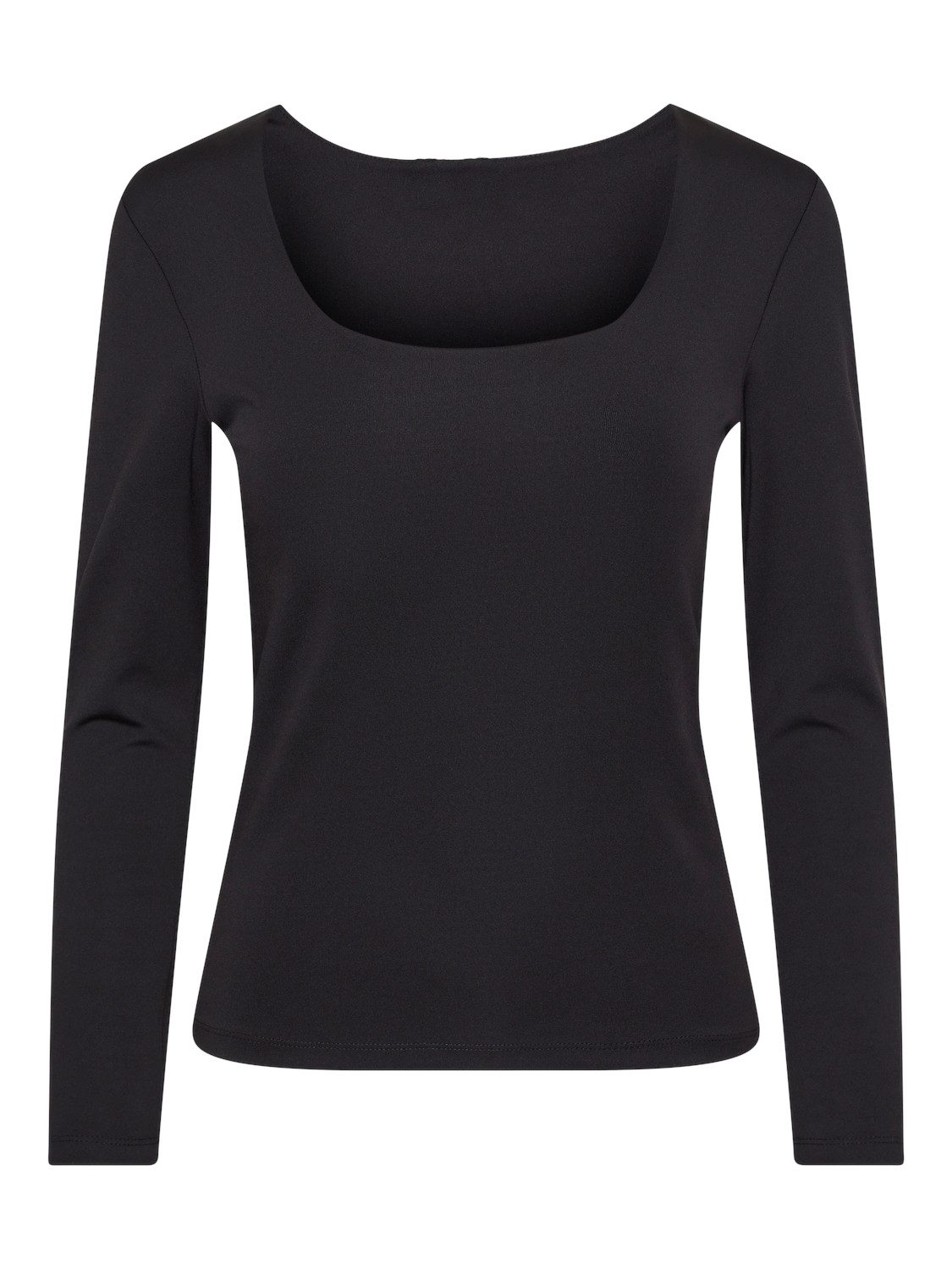 pieces Shirt met lange mouwen PCNEJA LS REVERSIBLE TOP NOOS EXP BC 2-in-1 omkeerbaar 2 uitsnedevarianten