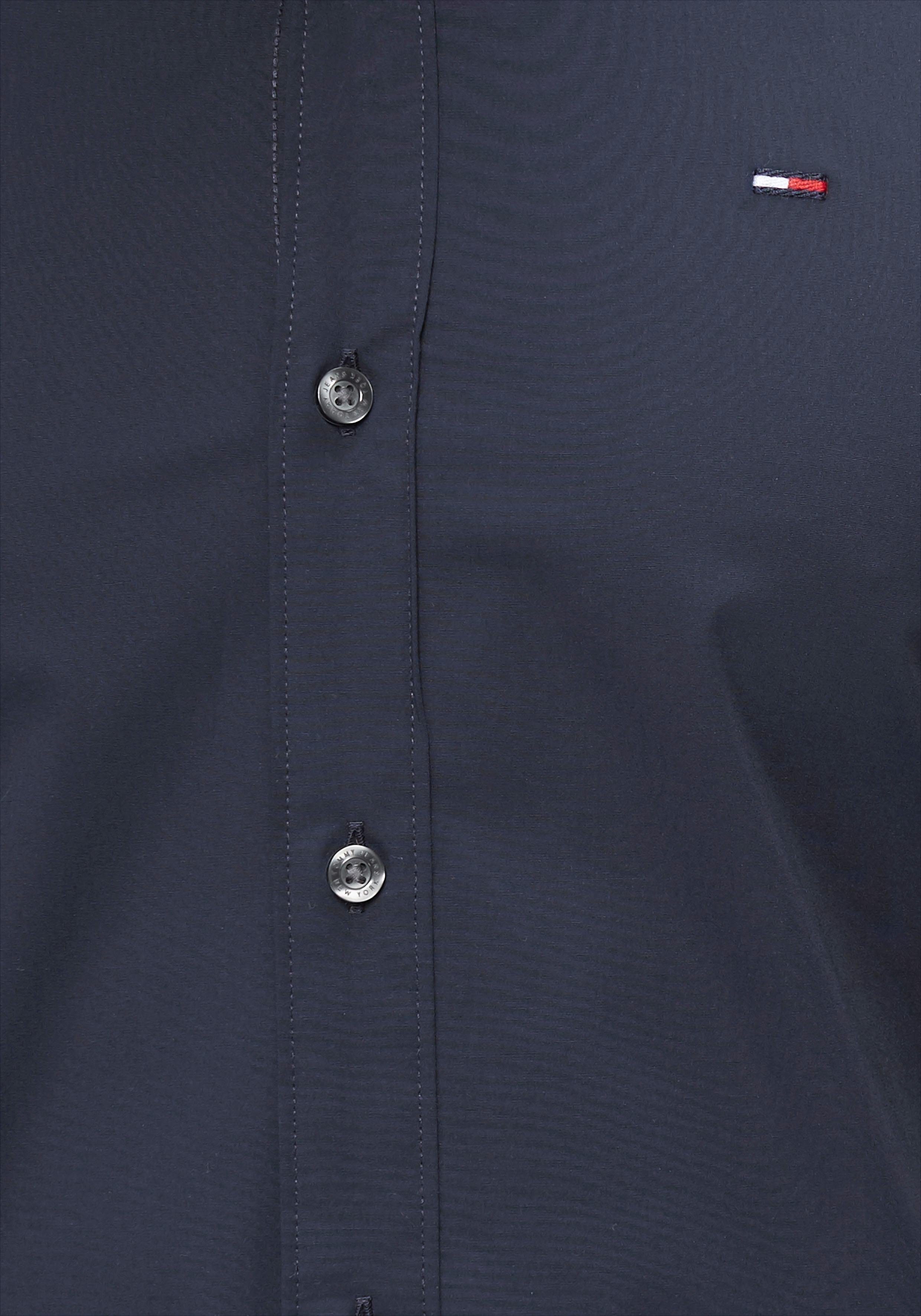 TOMMY JEANS Overhemd met lange mouwen Sabim Stretch Hemd Shirt Stretch shirt, premium, slim fit, met elastaan