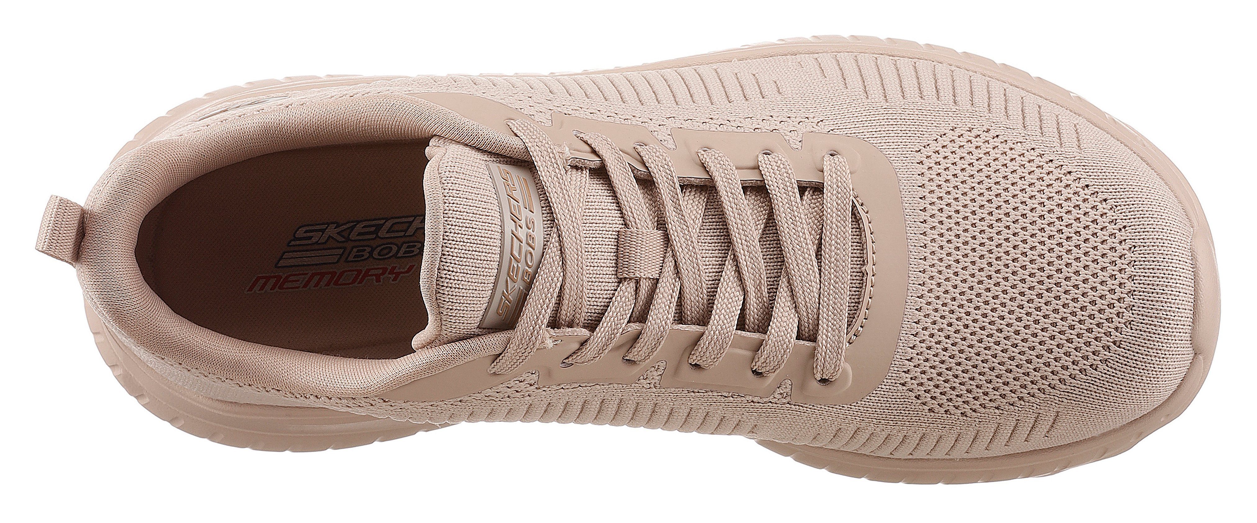 Skechers Sneakers BOBS SQUAD CHAOS FACE OFF , Vrijetijdsschoen, lage schoen, veterschoen met comfort binnenschoen