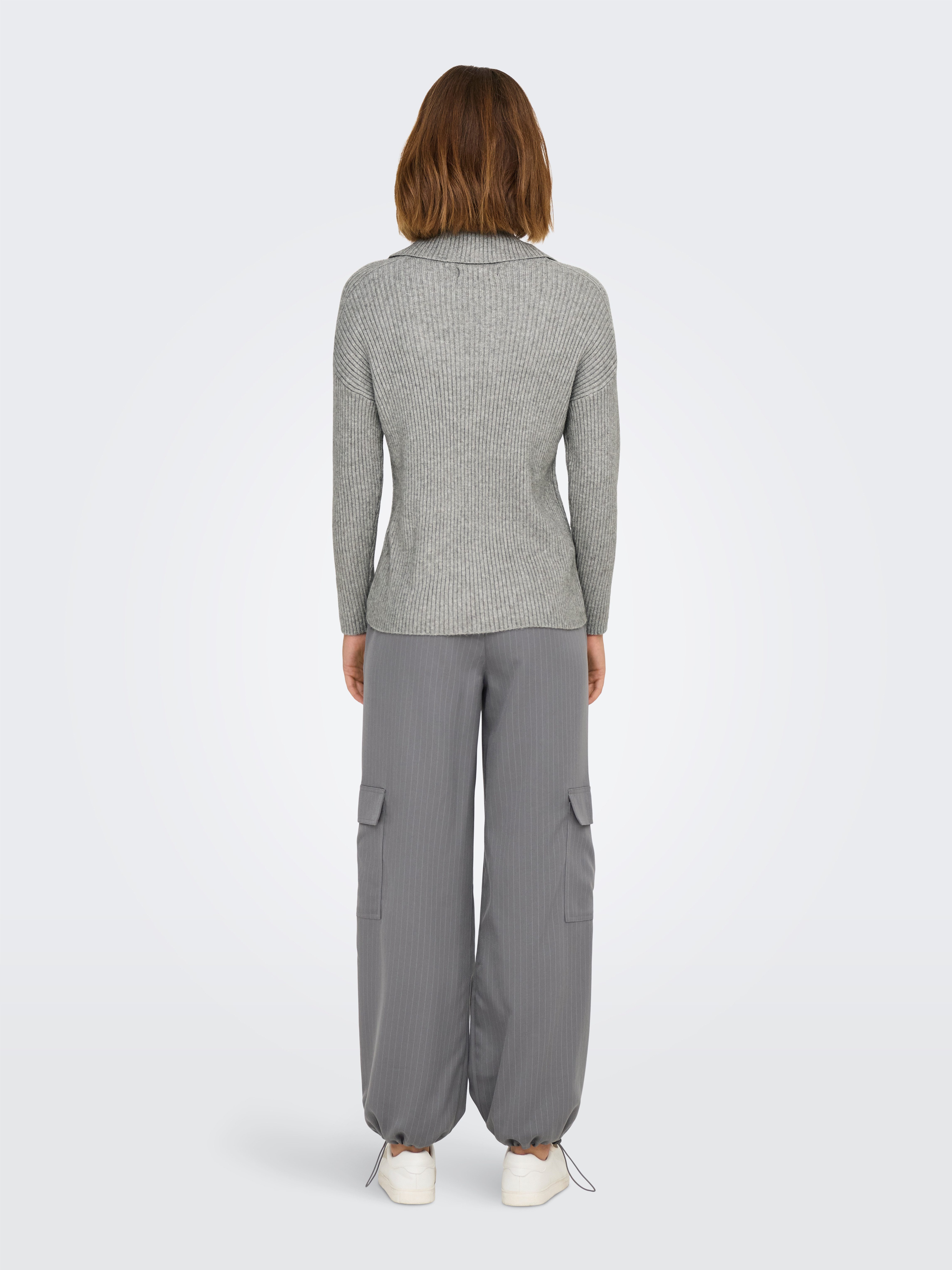 Only Coltrui ONLKATIA LS SADDLE ROLL NECK CC KNT