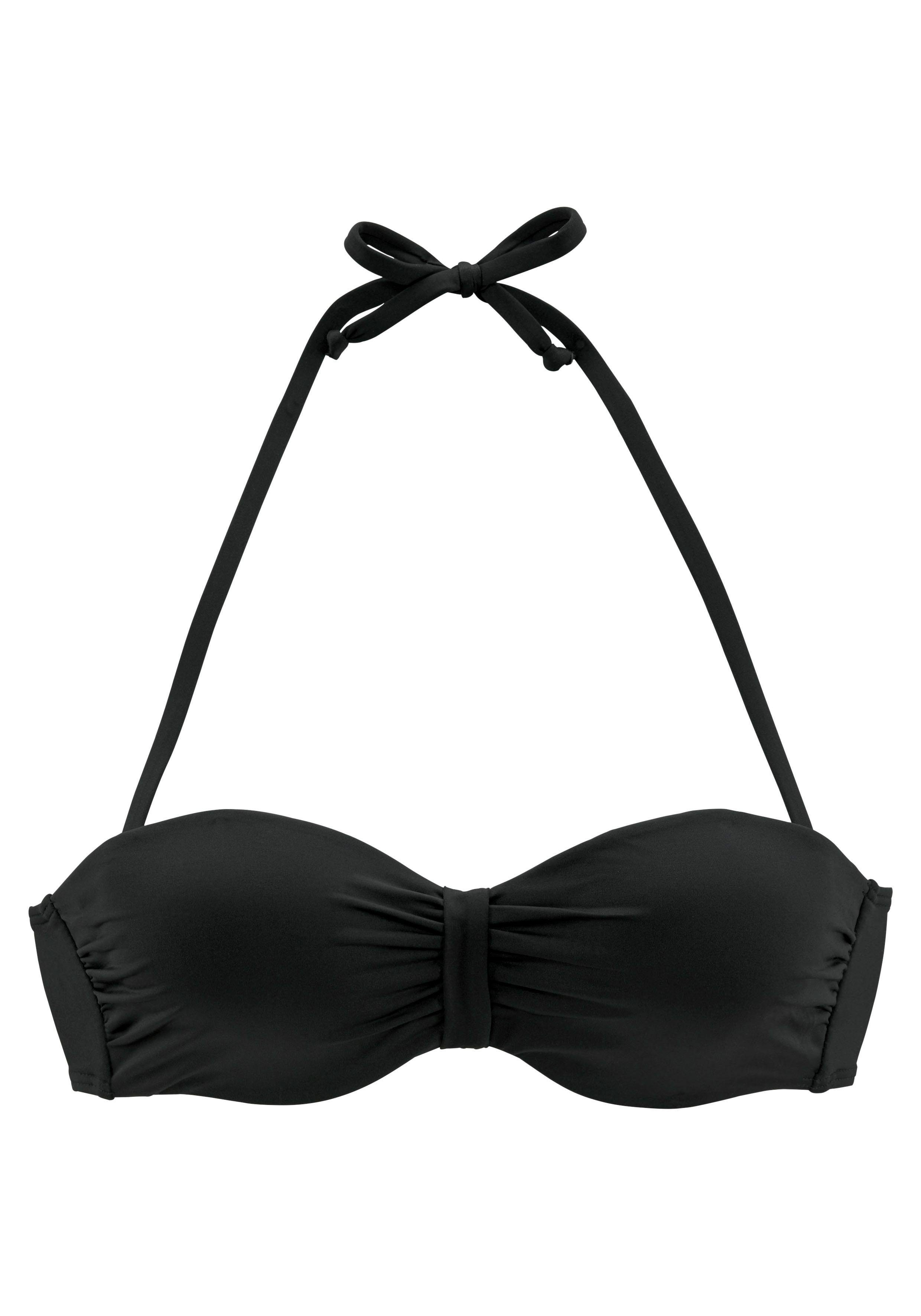 Bench. Beugelbikinitop in bandeaumodel in uni-stijl
