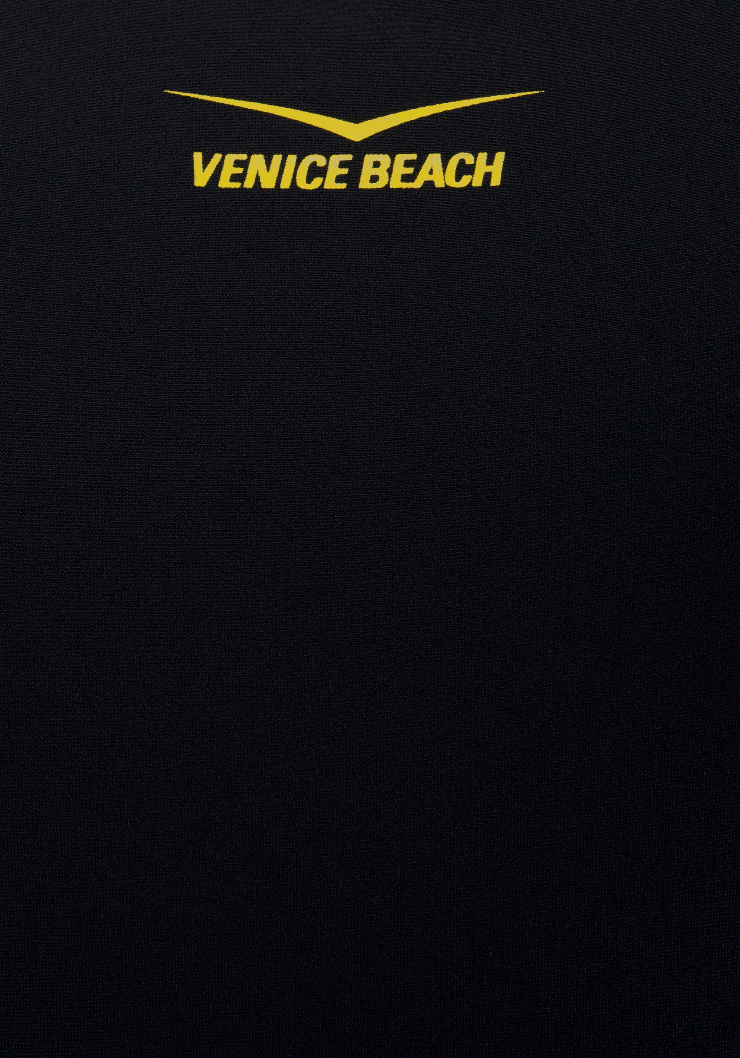 Venice Beach Badpak met inzetten in gemêleerde look