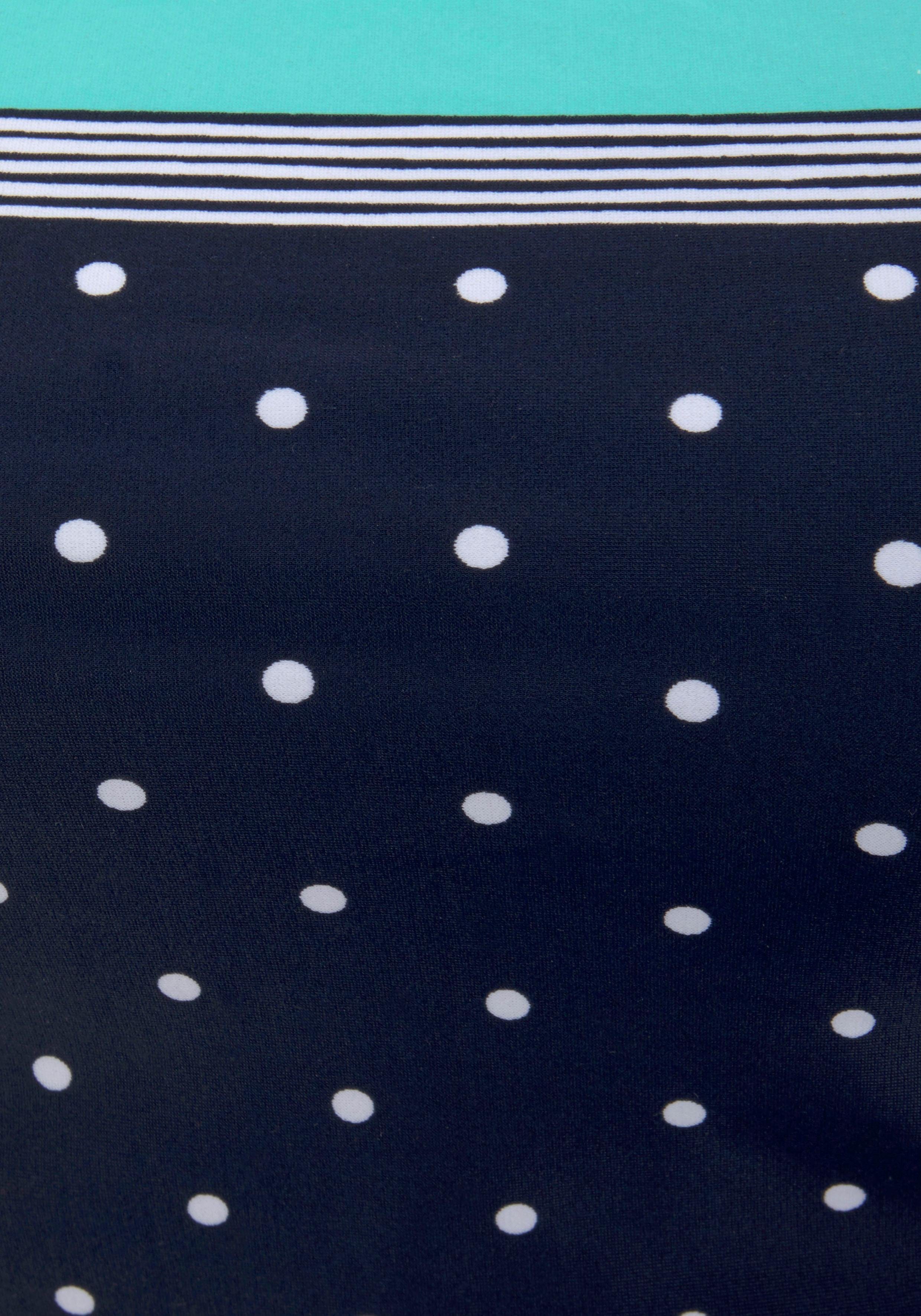 Lascana Badpak Monroe met kleine stippen en modellerend effect