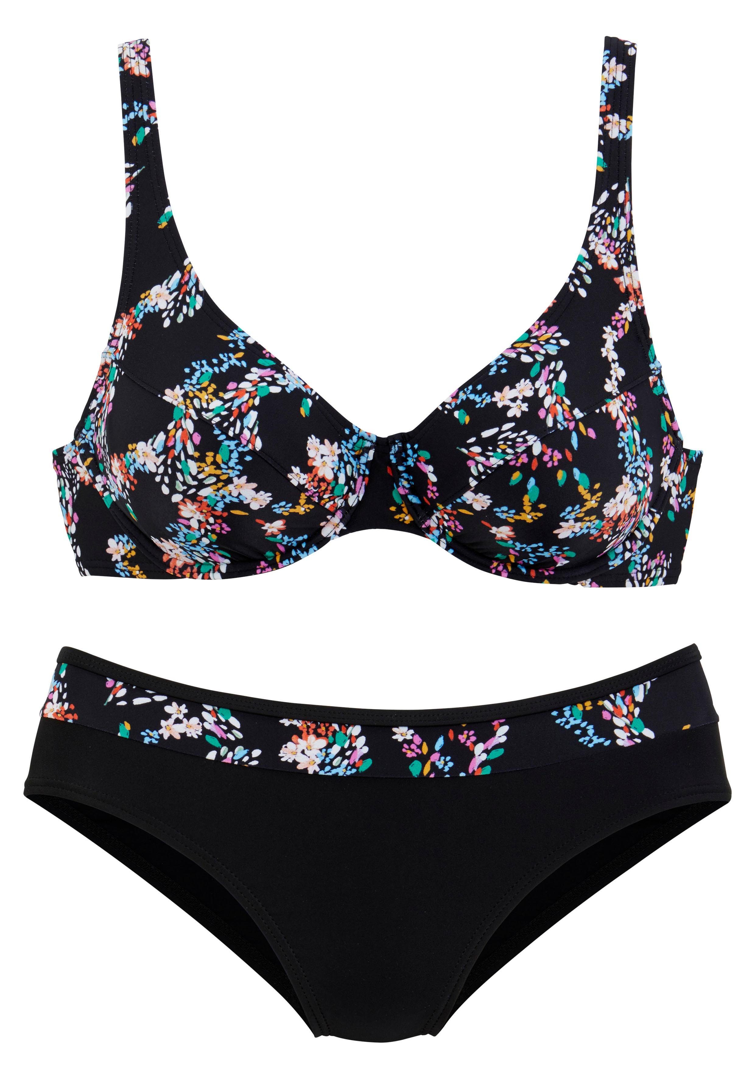 Petite fleur Beugelbikini met bloemenprint